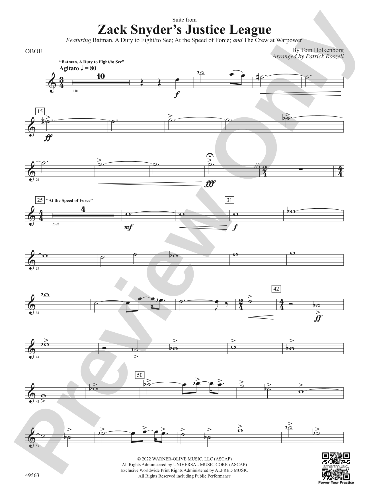 Suite from Zack Snyder's Justice League: Oboe