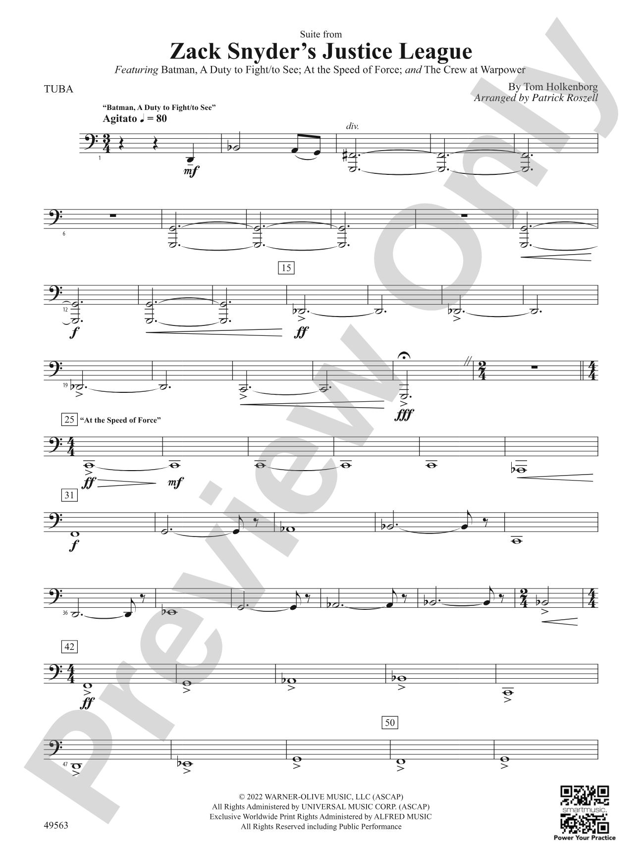 Suite from Zack Snyder's Justice League: Tuba