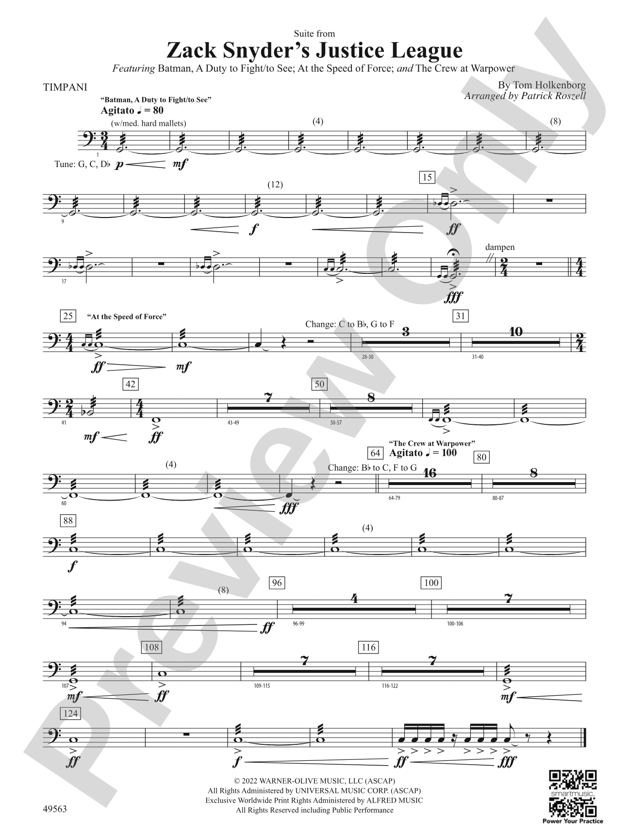 Suite from Zack Snyder's Justice League: Timpani