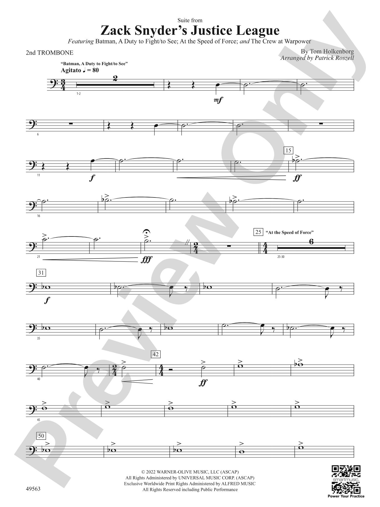 Suite from Zack Snyder's Justice League: 2nd Trombone