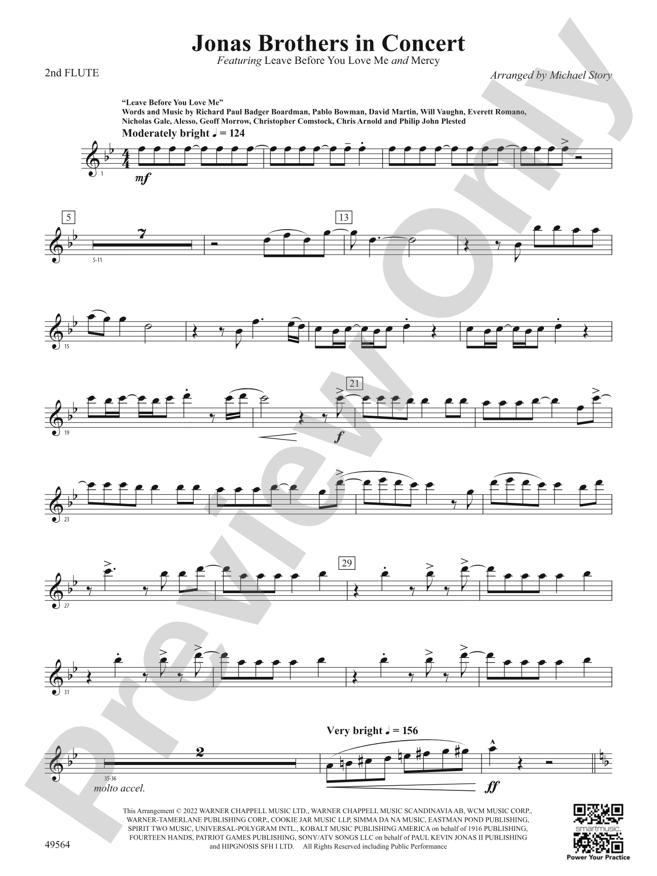 Jonas Brothers in Concert: 2nd Flute