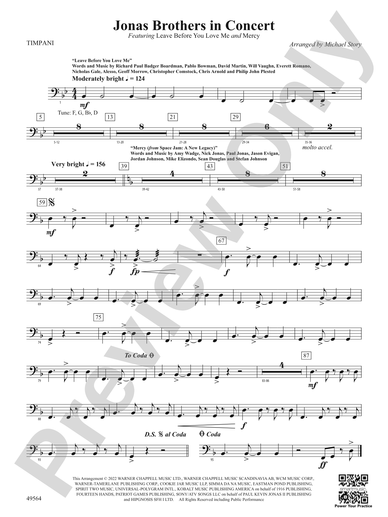 Jonas Brothers in Concert: Timpani
