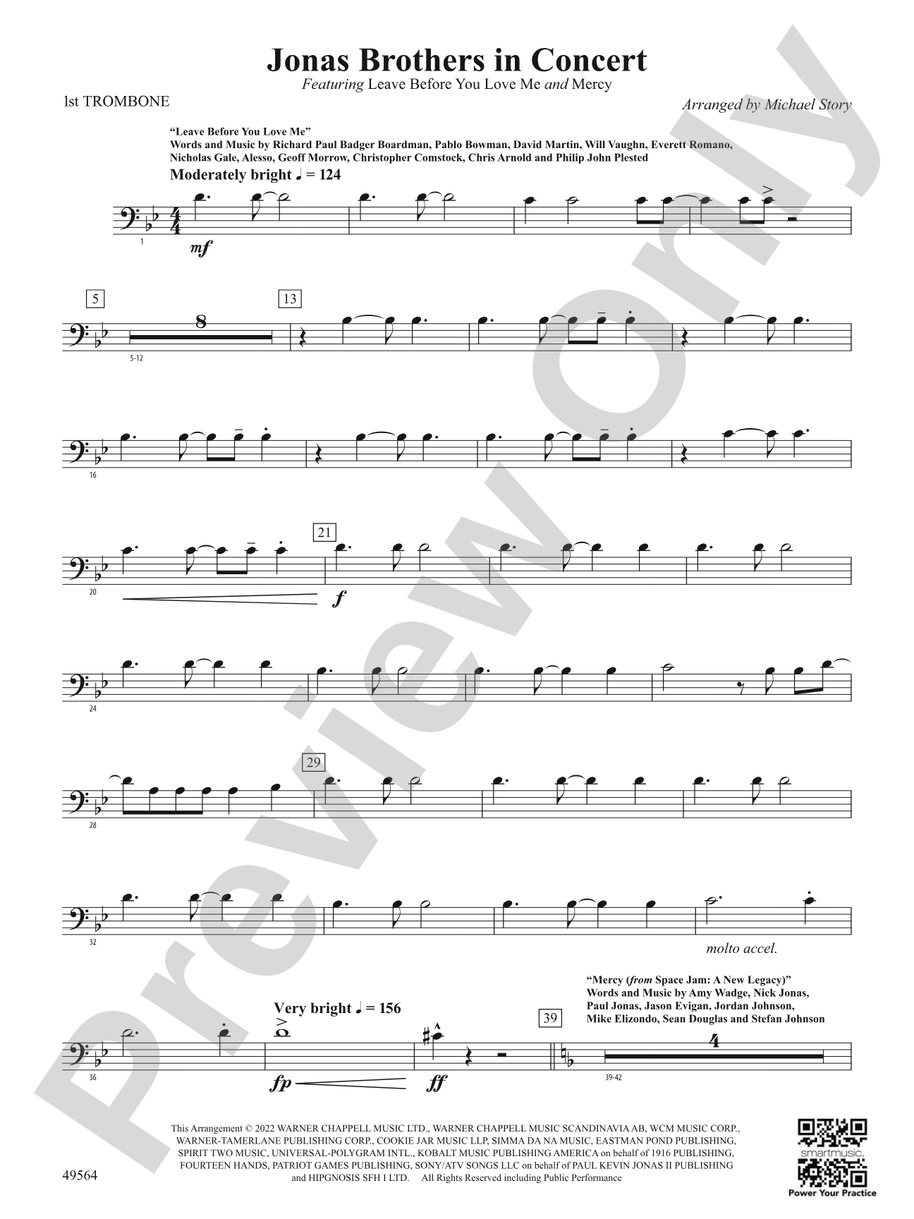 Jonas Brothers in Concert: 1st Trombone