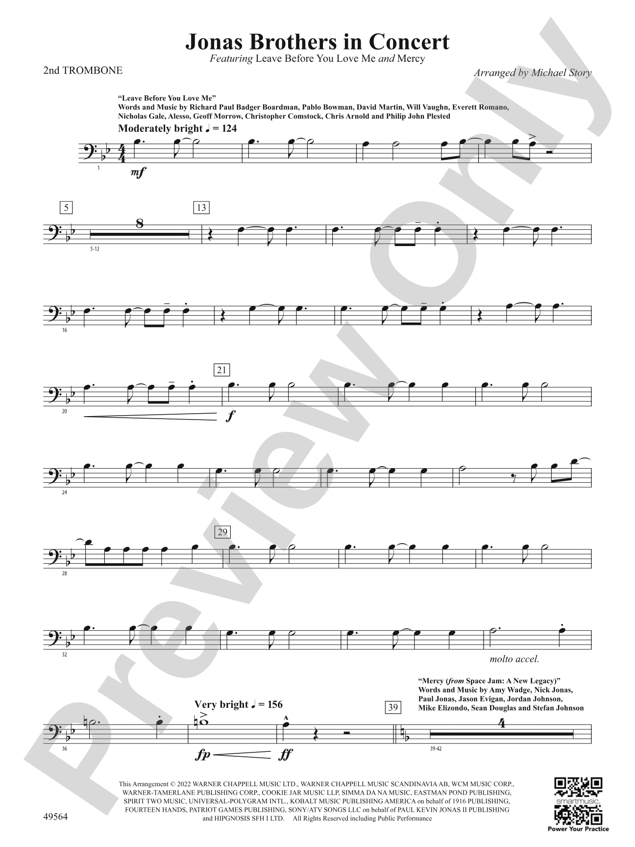 Jonas Brothers in Concert: 2nd Trombone