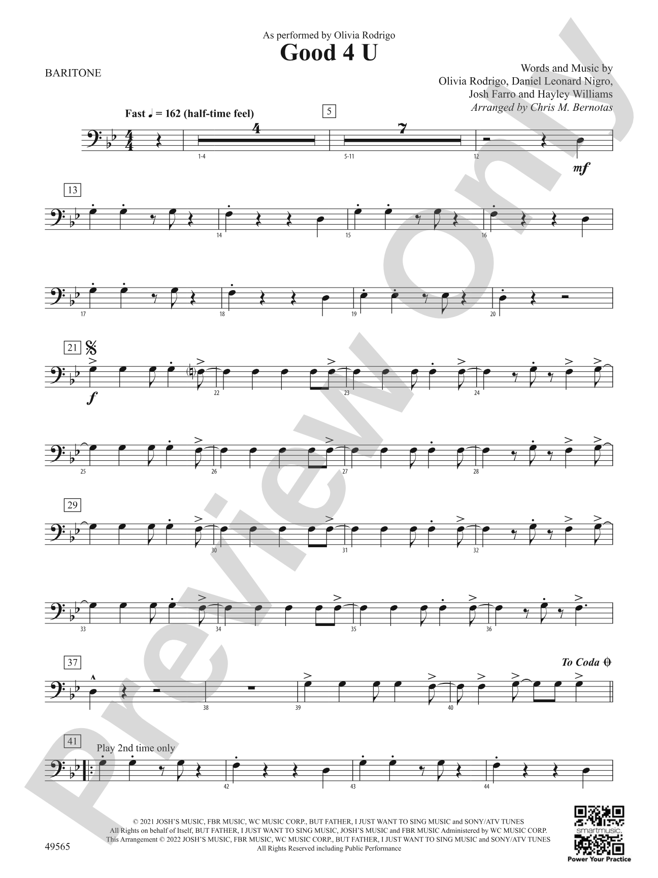 Good 4 U: Baritone B.C.