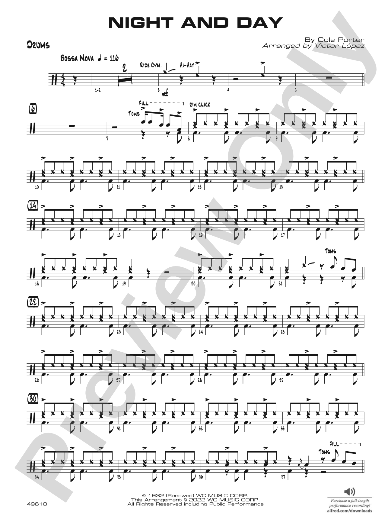 Night and Day: Drums