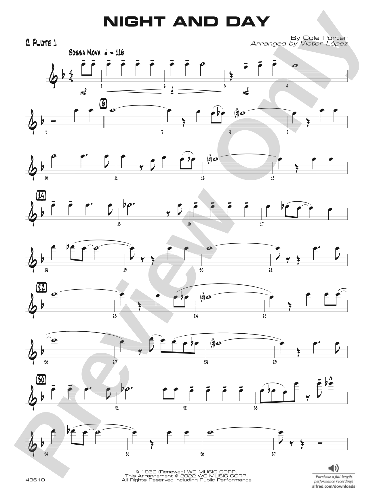 Night and Day: Flute