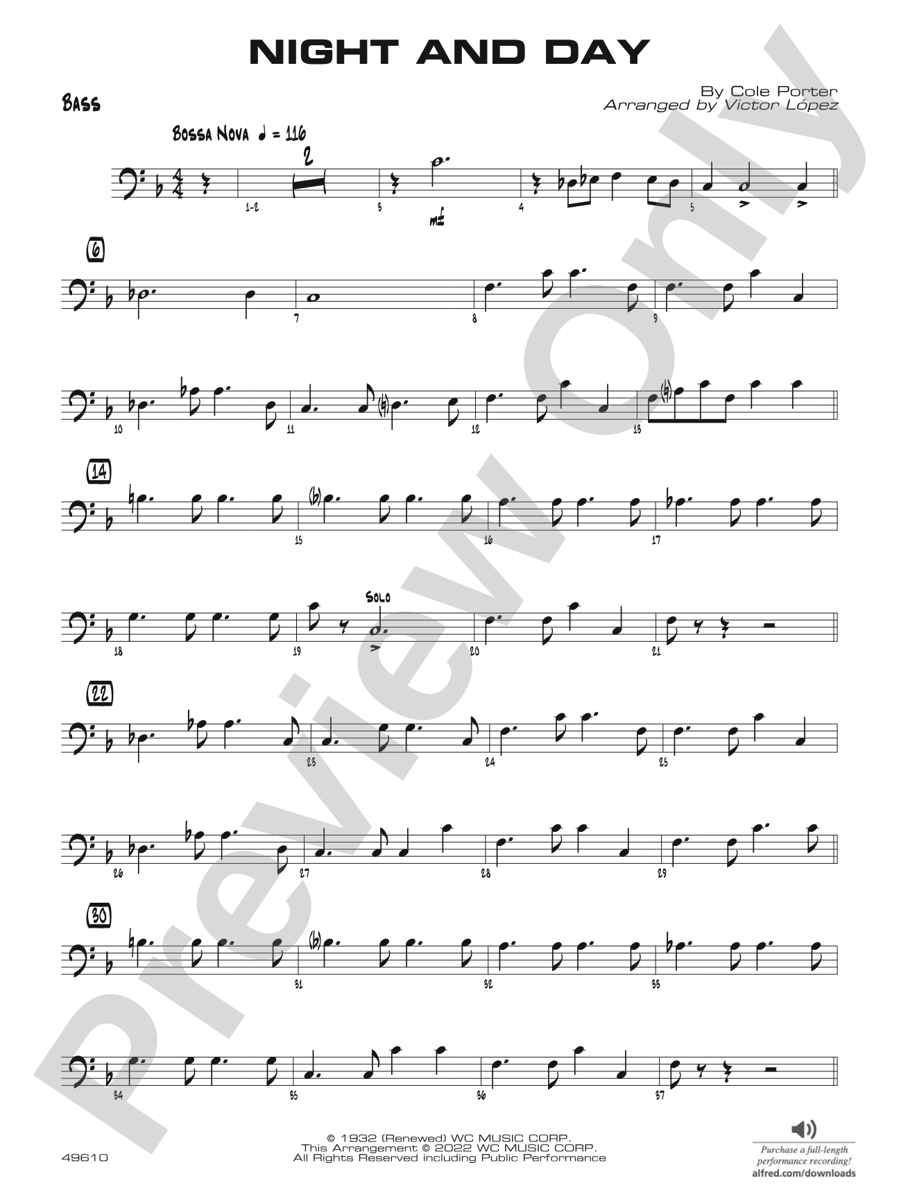 Night and Day: String Bass