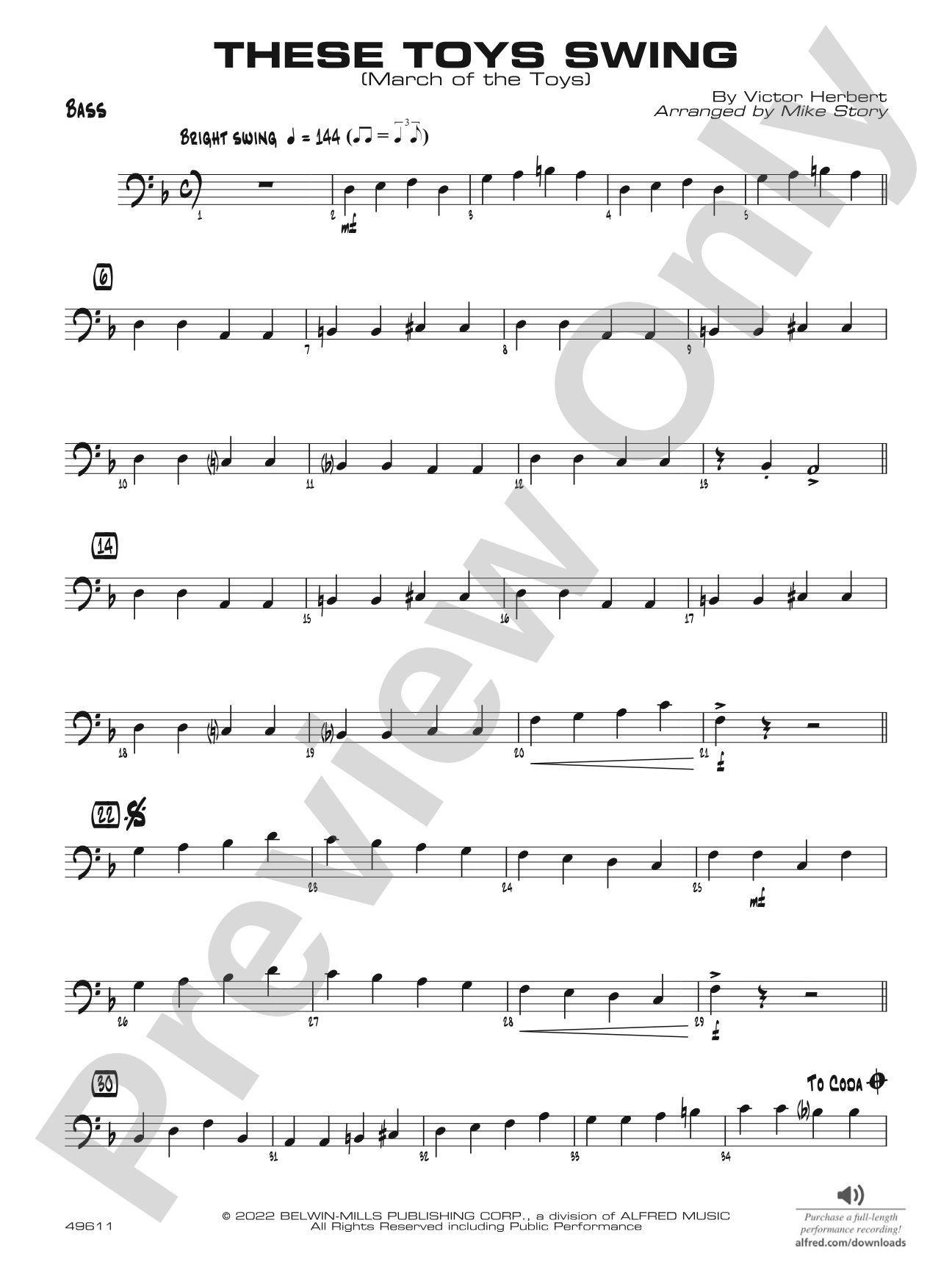 These Toys Swing: String Bass