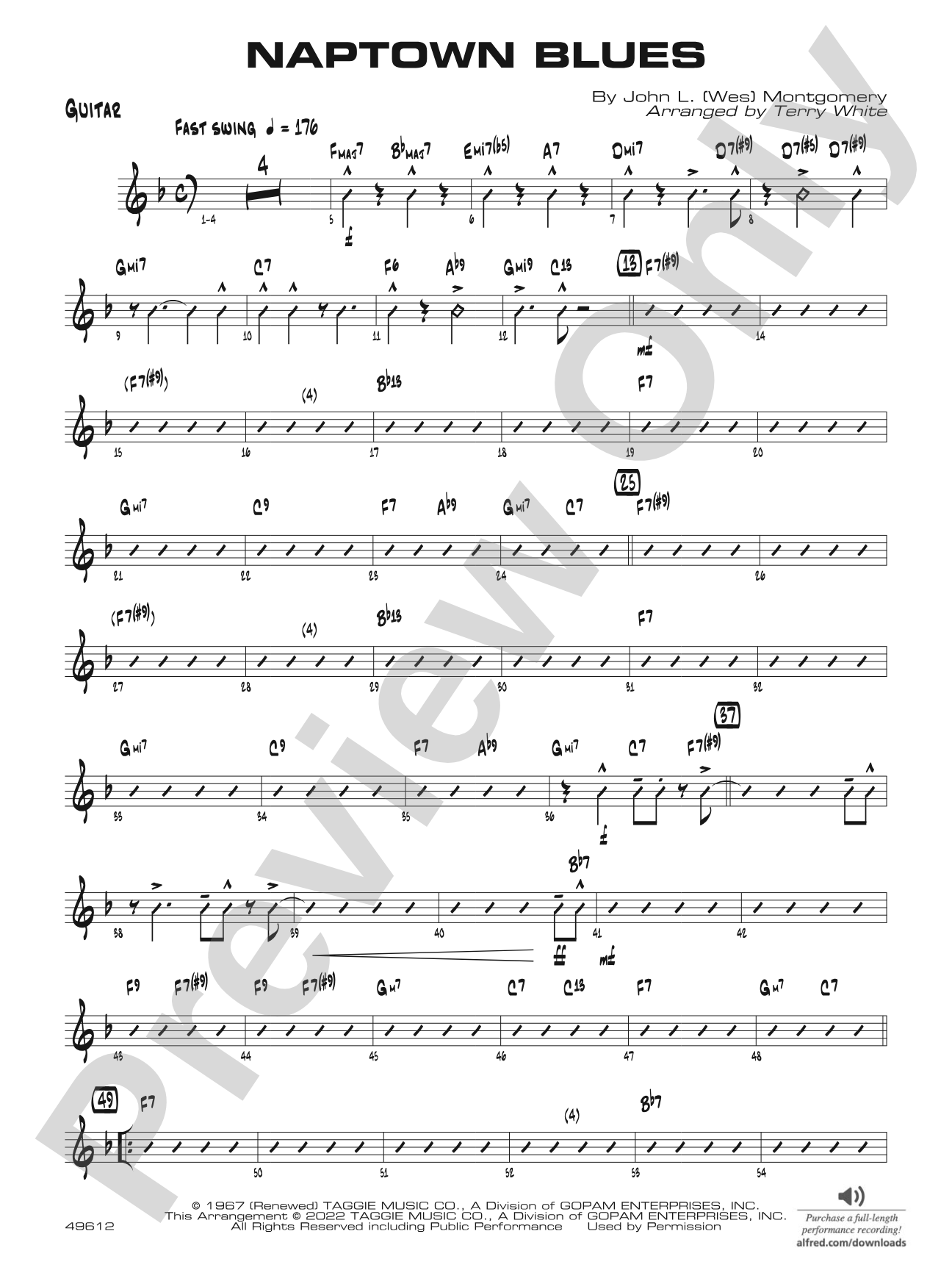 Naptown Blues: Guitar