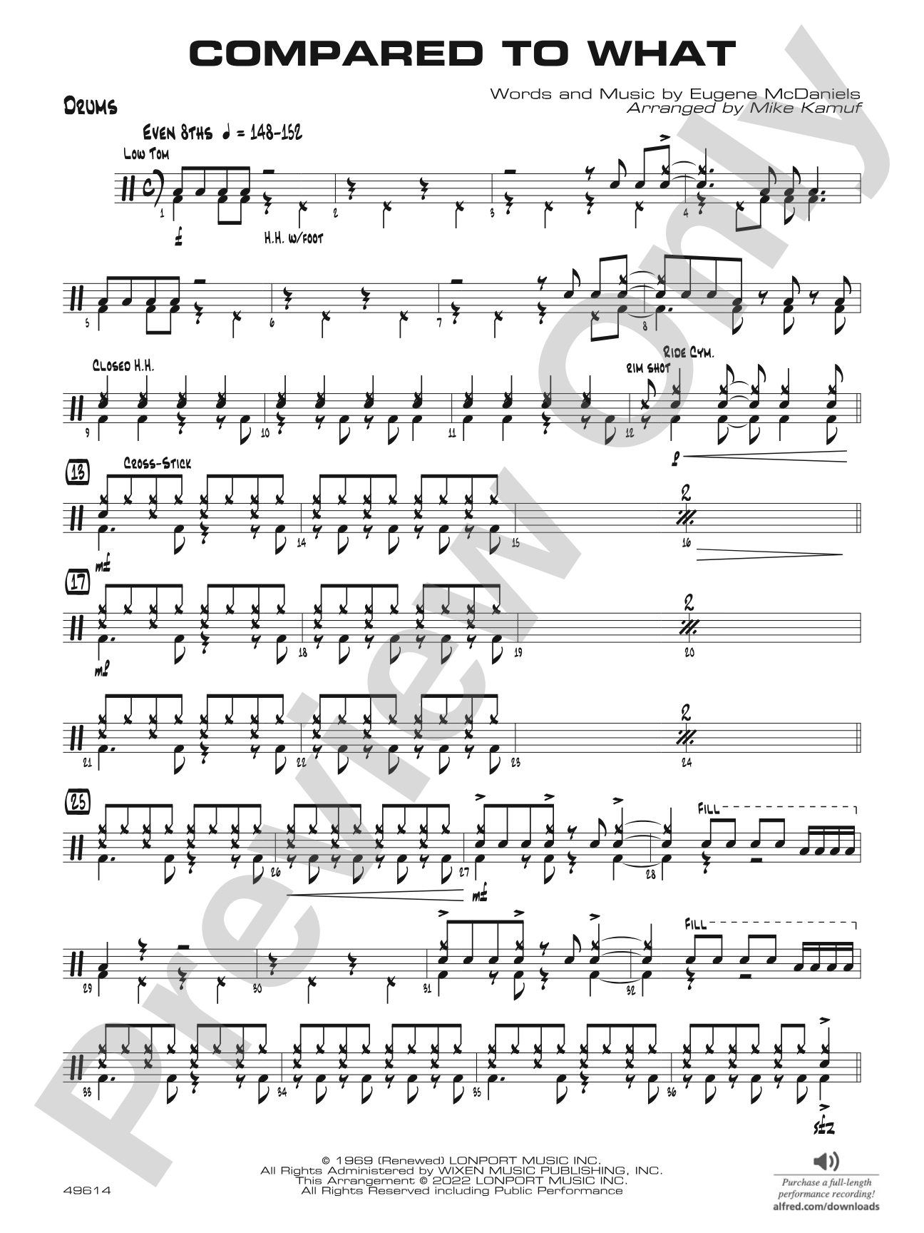 Compared to What: Drums