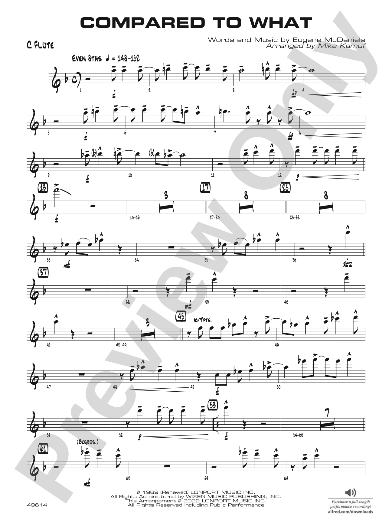 Compared to What: Flute