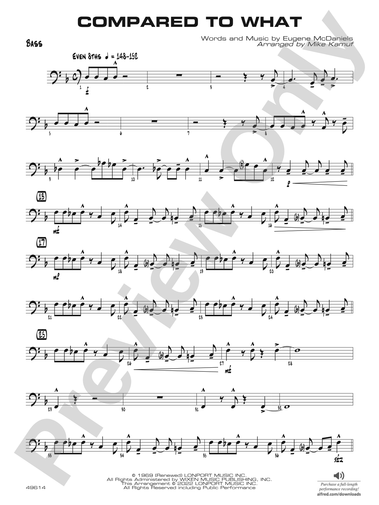 Compared to What: String Bass