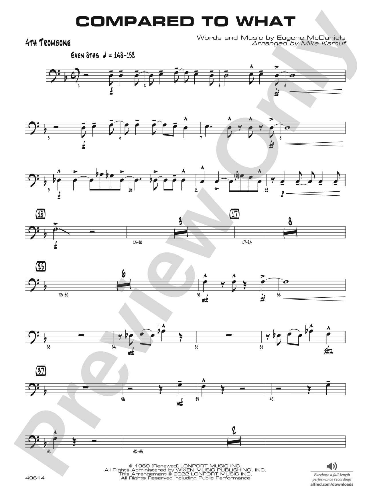 Compared to What: 4th Trombone
