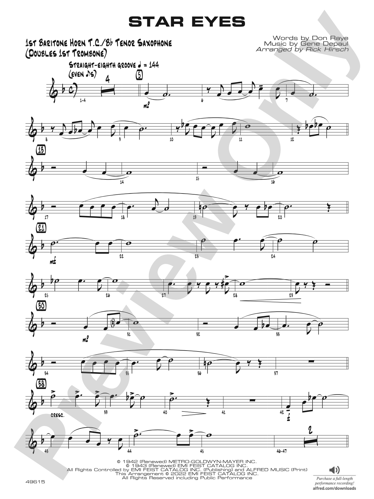 Star Eyes: Baritone T.C.
