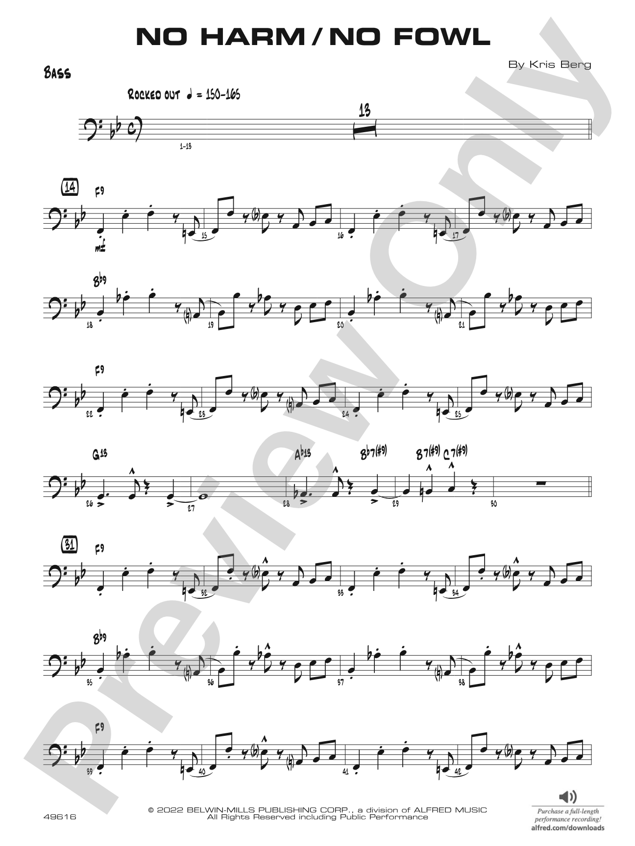 No Harm / No Fowl: String Bass