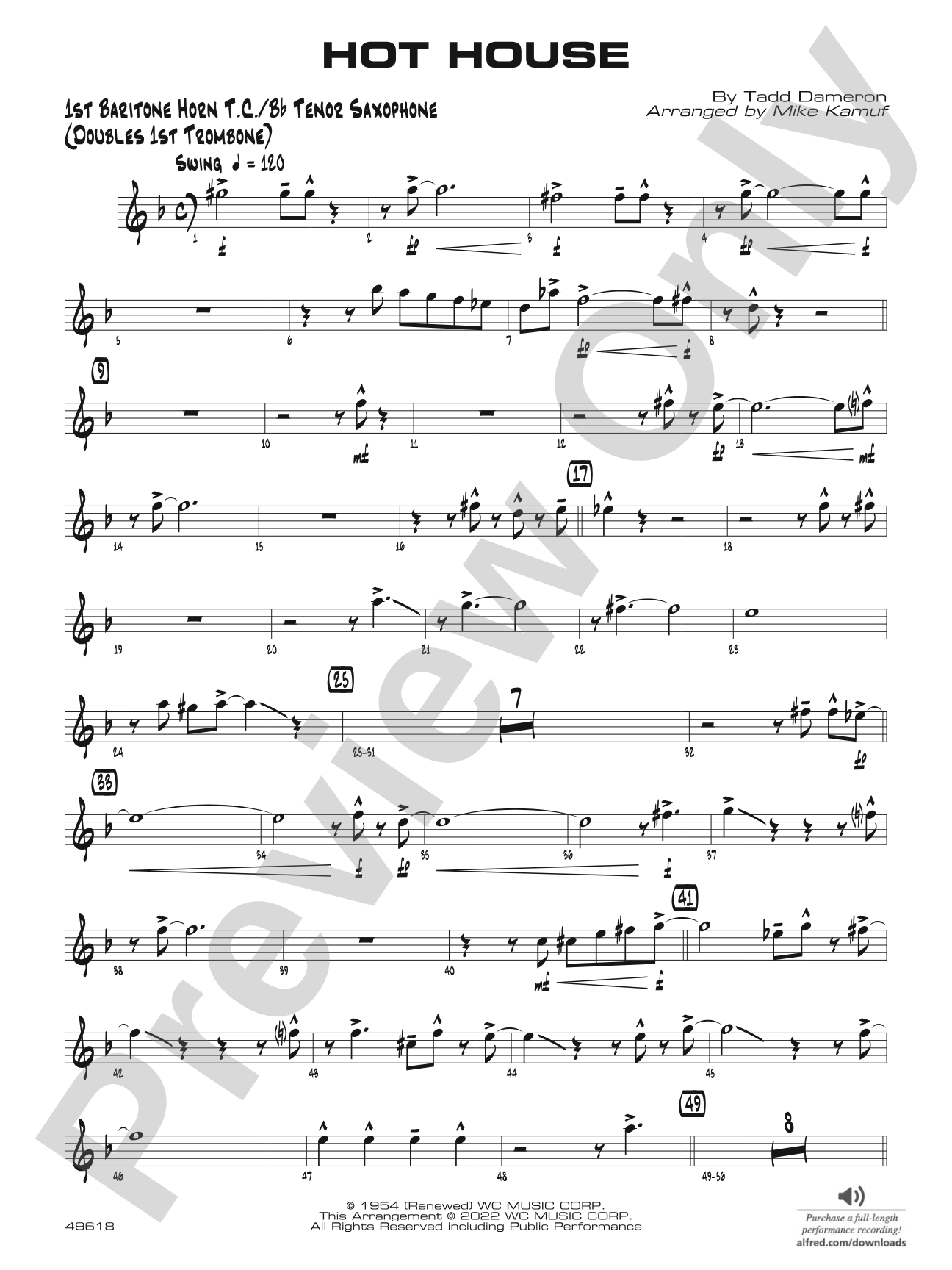 Hot House: Baritone T.C.