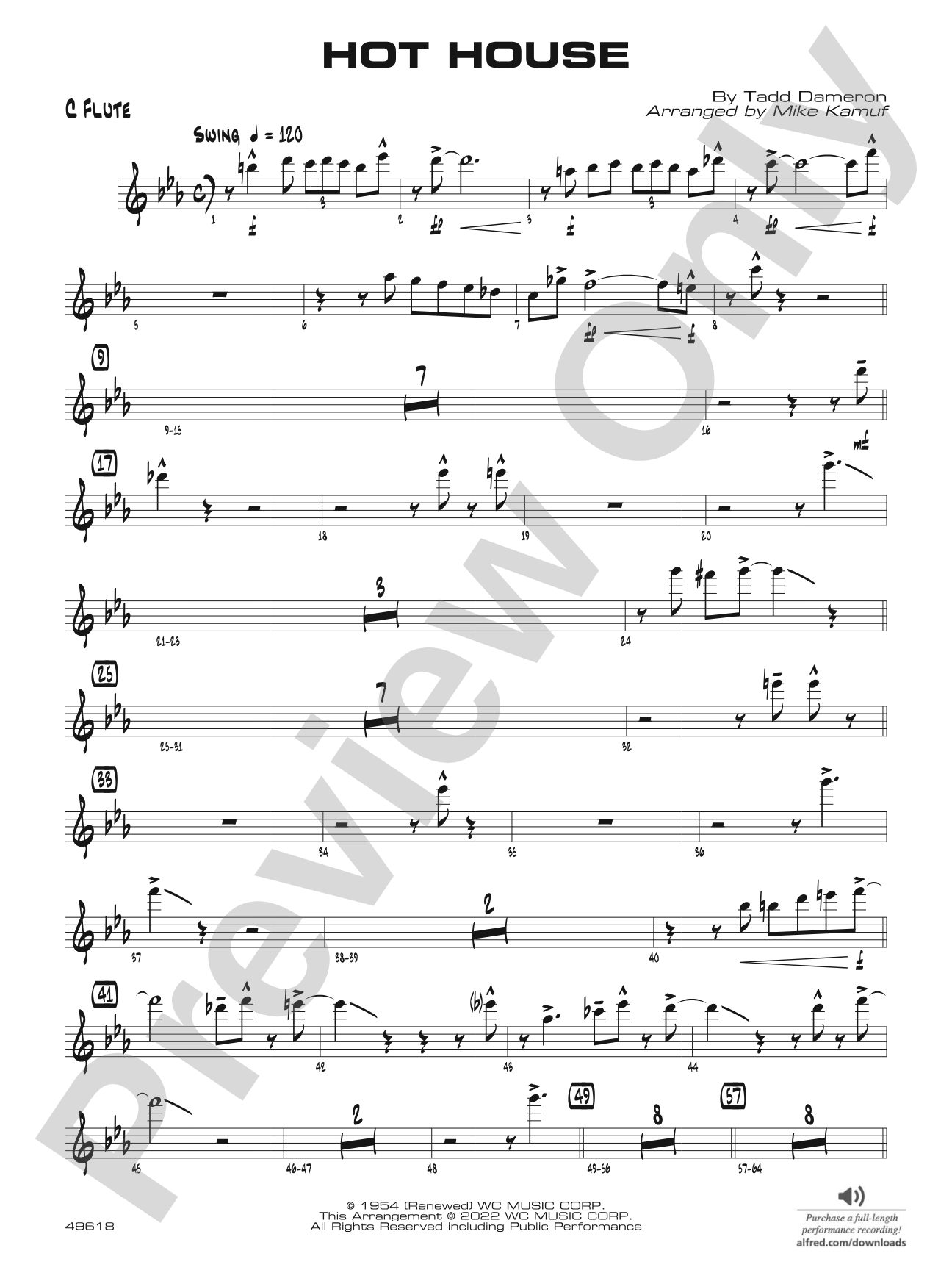 Hot House: Flute