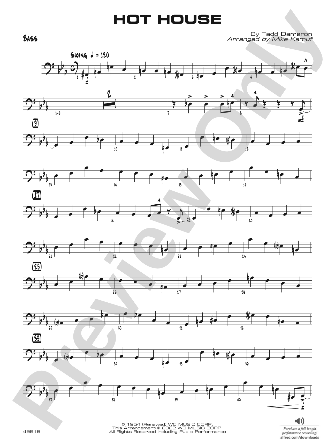 Hot House: String Bass