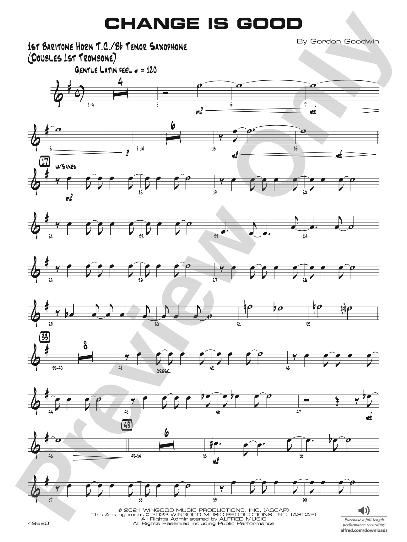 Change Is Good: Baritone T.C.
