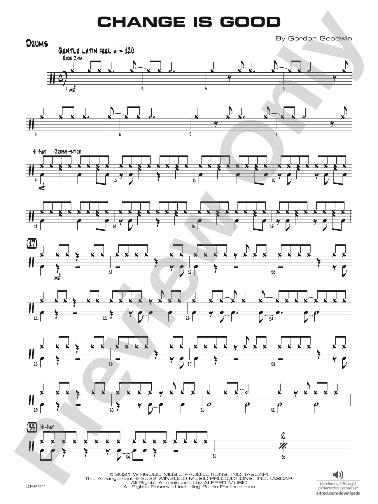 Change Is Good: Drums