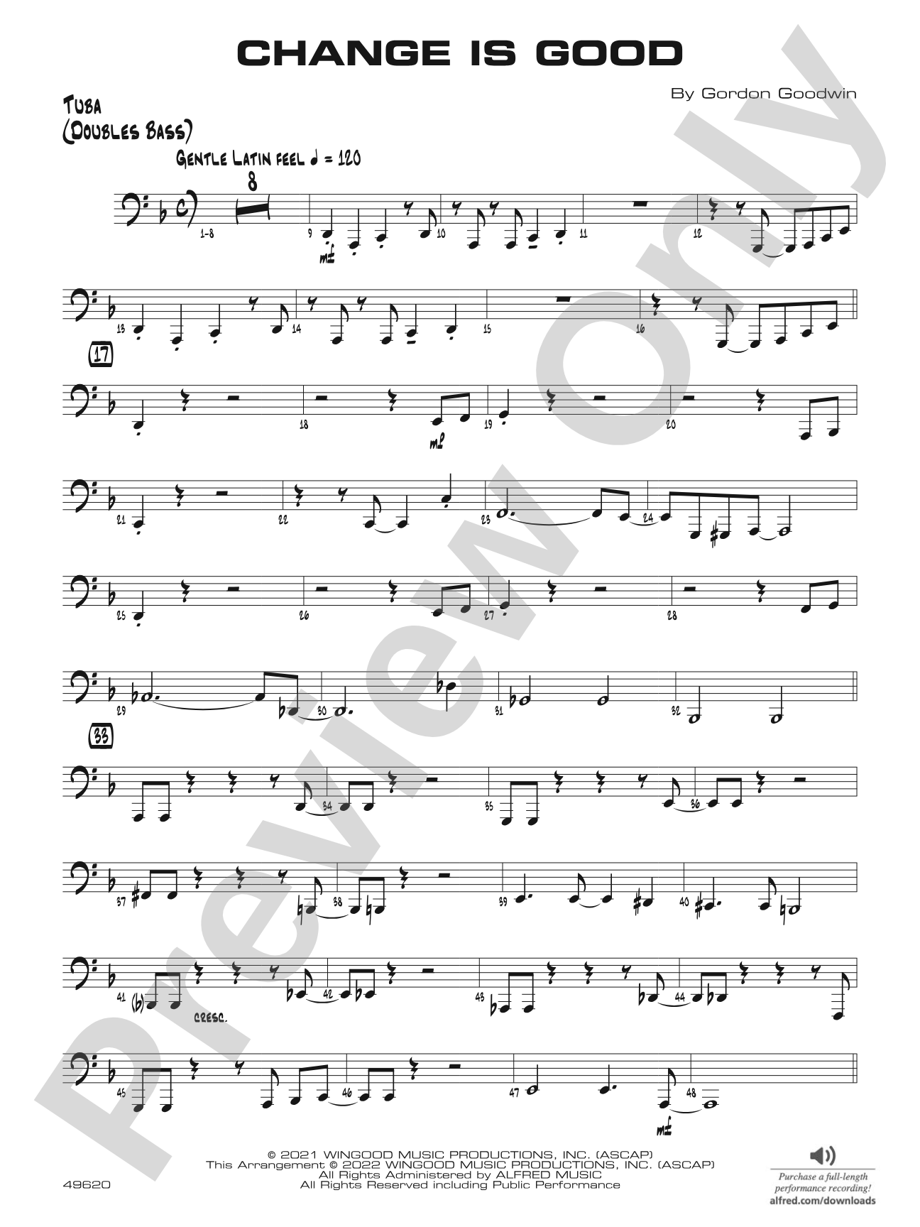 Change Is Good: Tuba