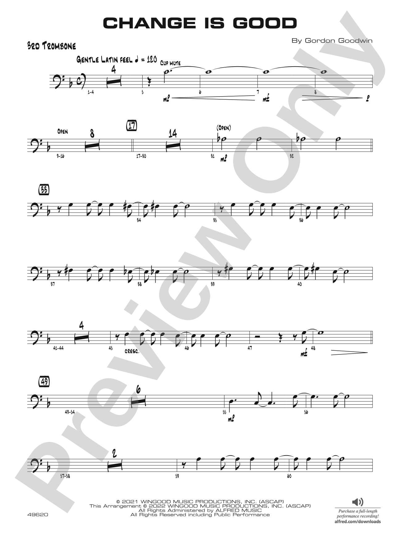 Change Is Good: 3rd Trombone