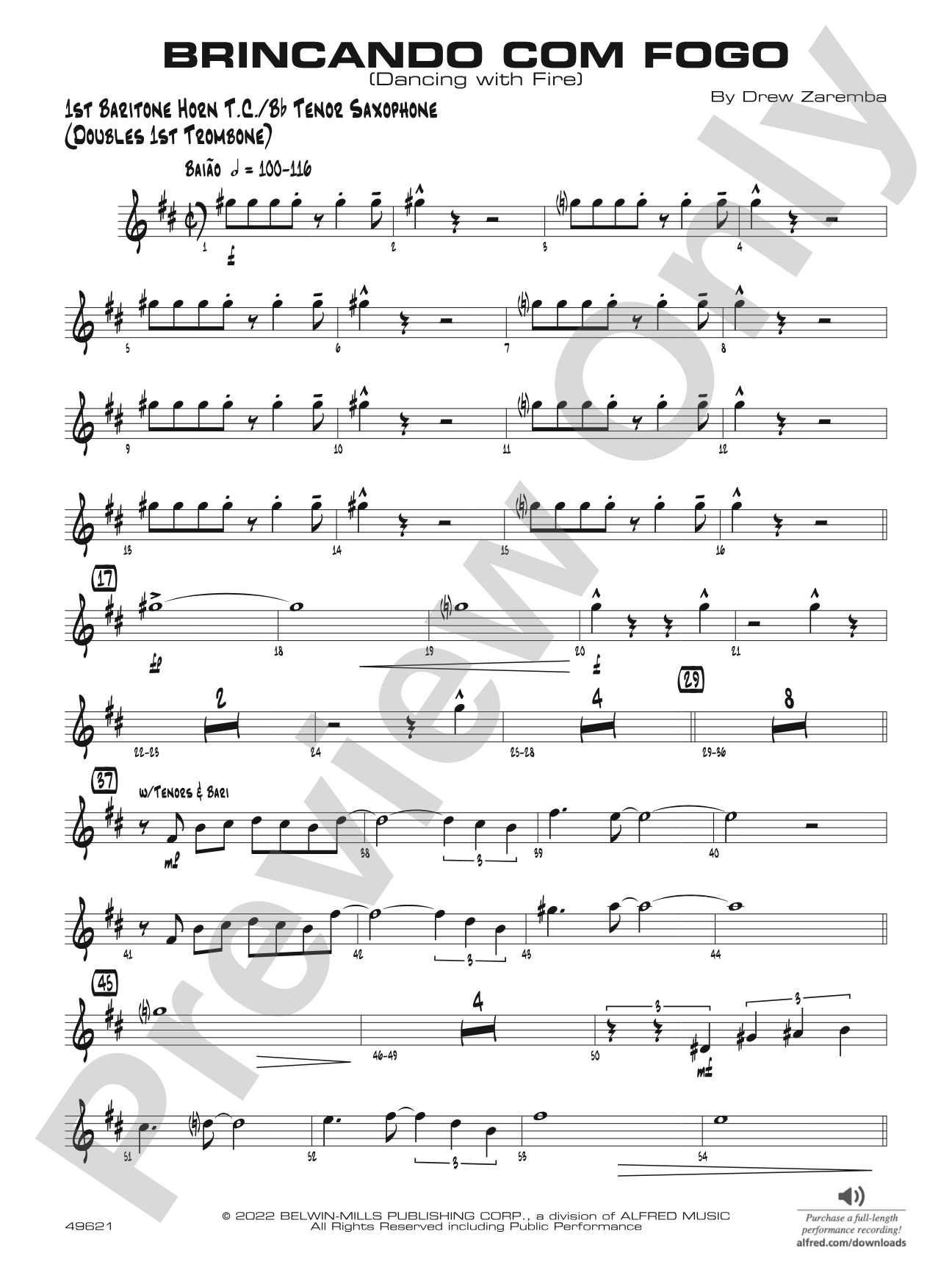 Brincando com Fogo: Baritone T.C.
