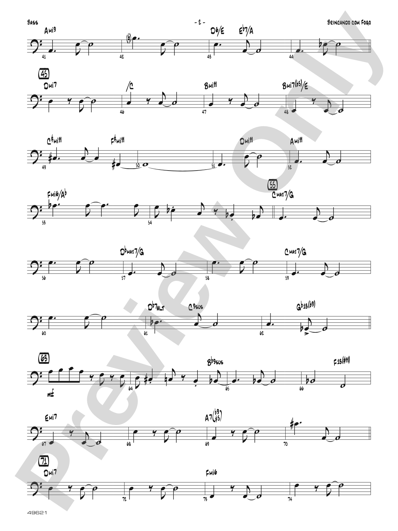 Brincando com Fogo: String Bass