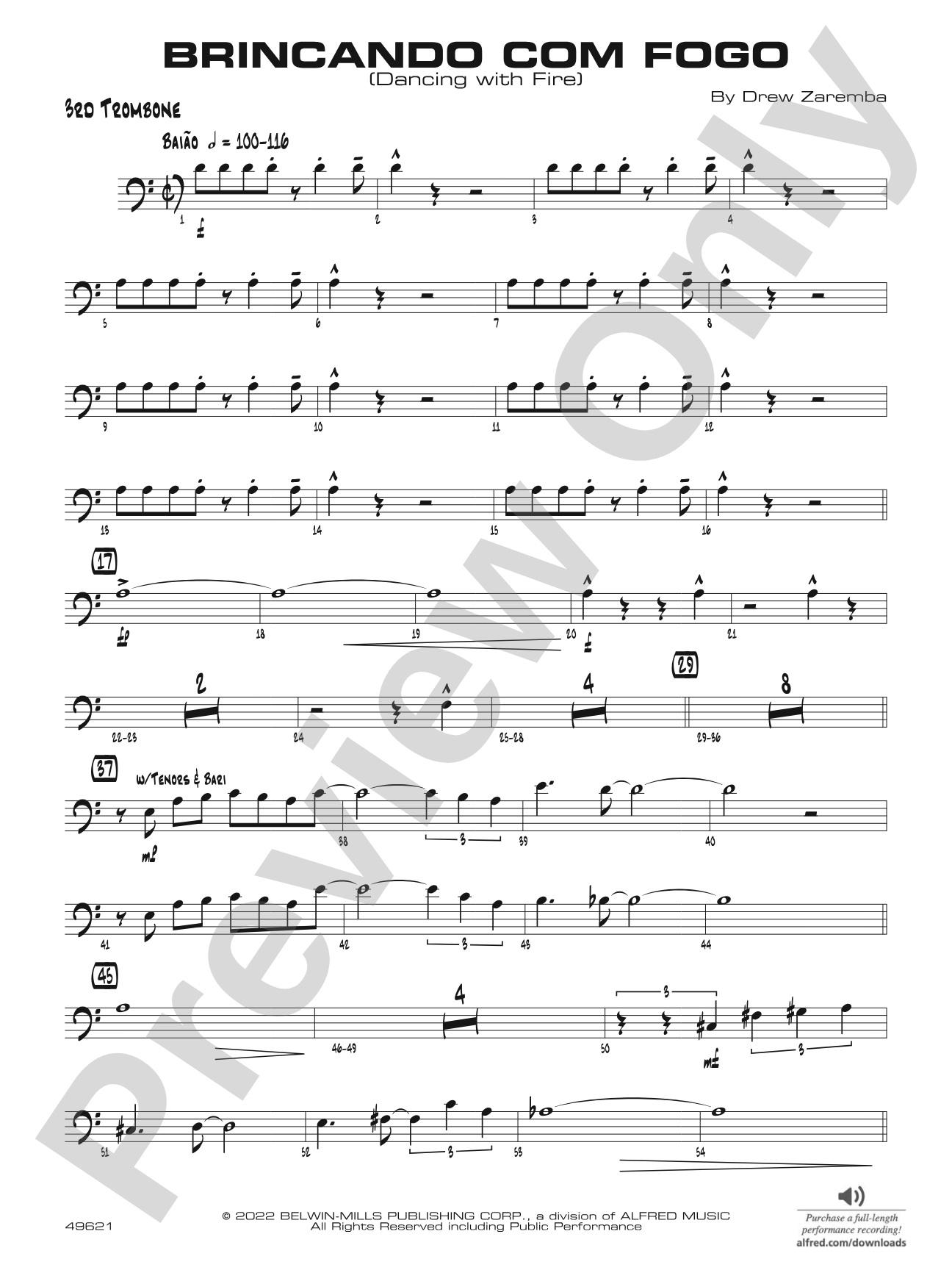 Brincando com Fogo: 3rd Trombone