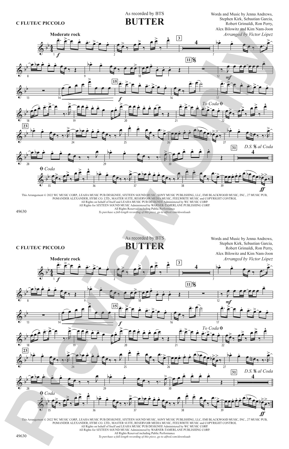 Butter: Flute