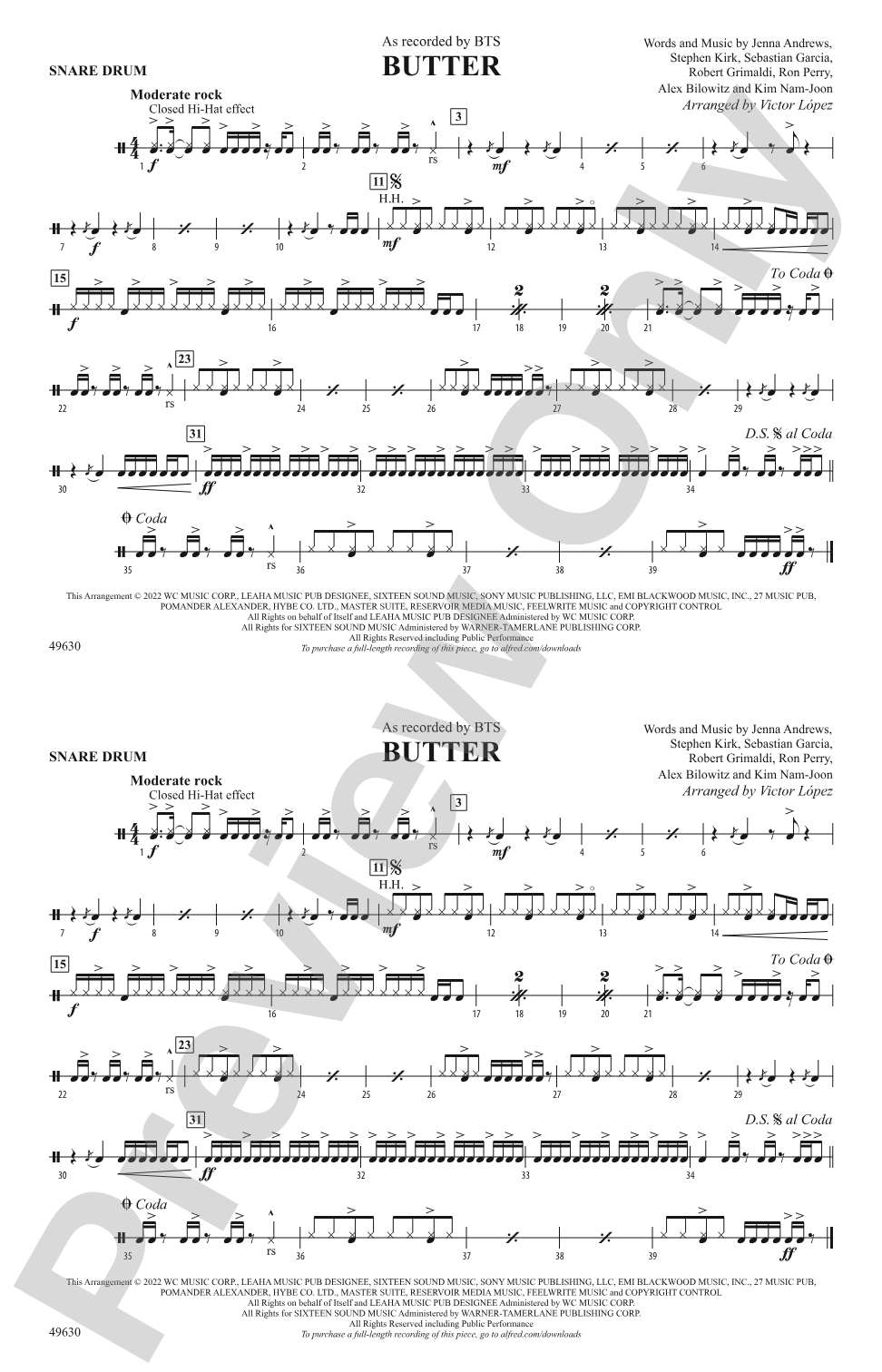 Butter: Snare Drum