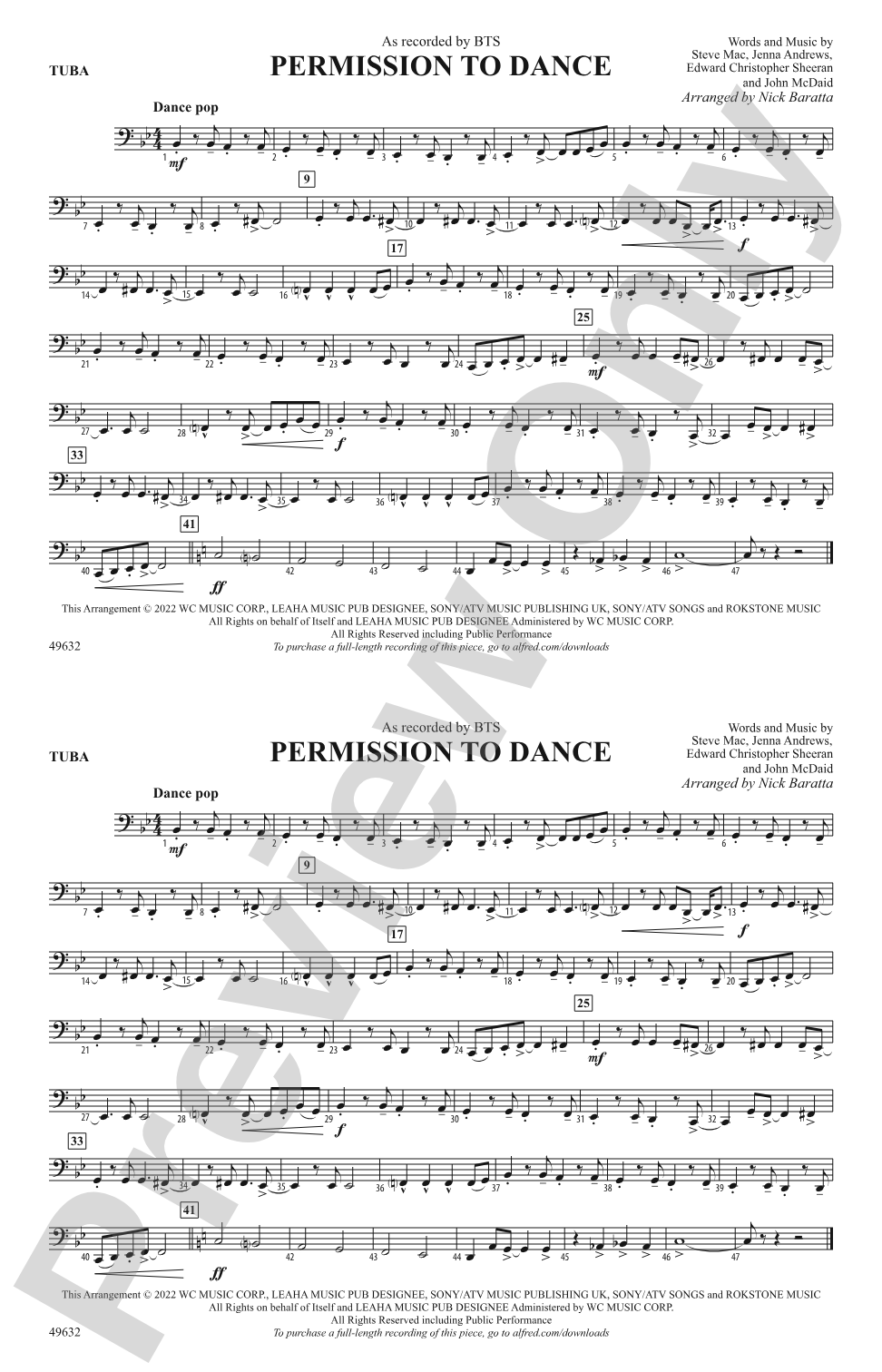 Permission to Dance: Tuba