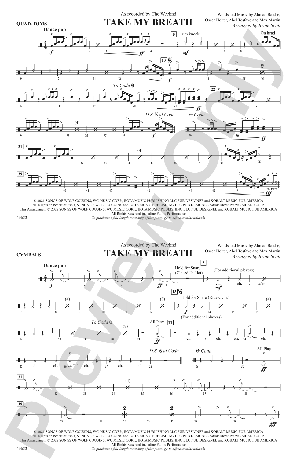 Take My Breath: Quad-Toms