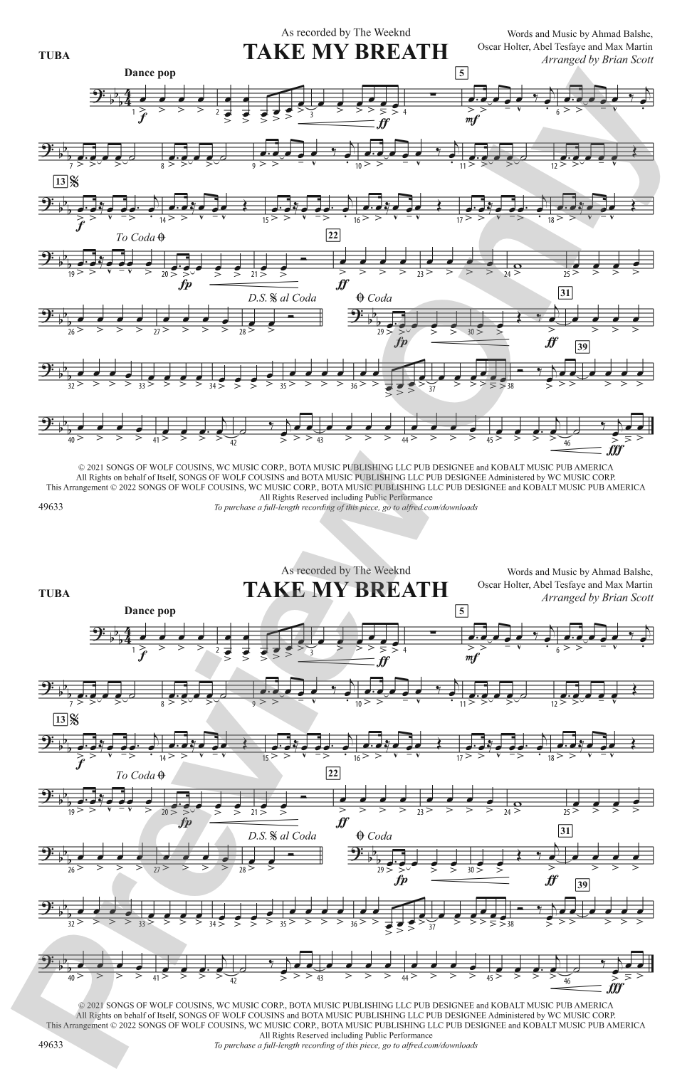 Take My Breath: Tuba