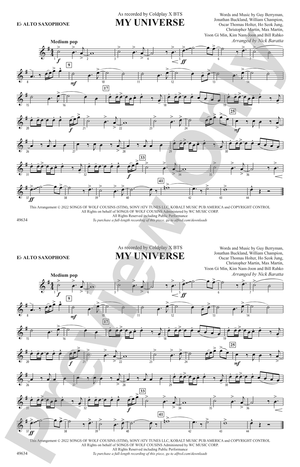 My Universe: E-flat Alto Saxophone