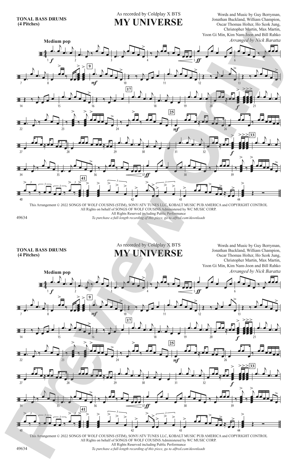 My Universe: Tonal Bass Drum