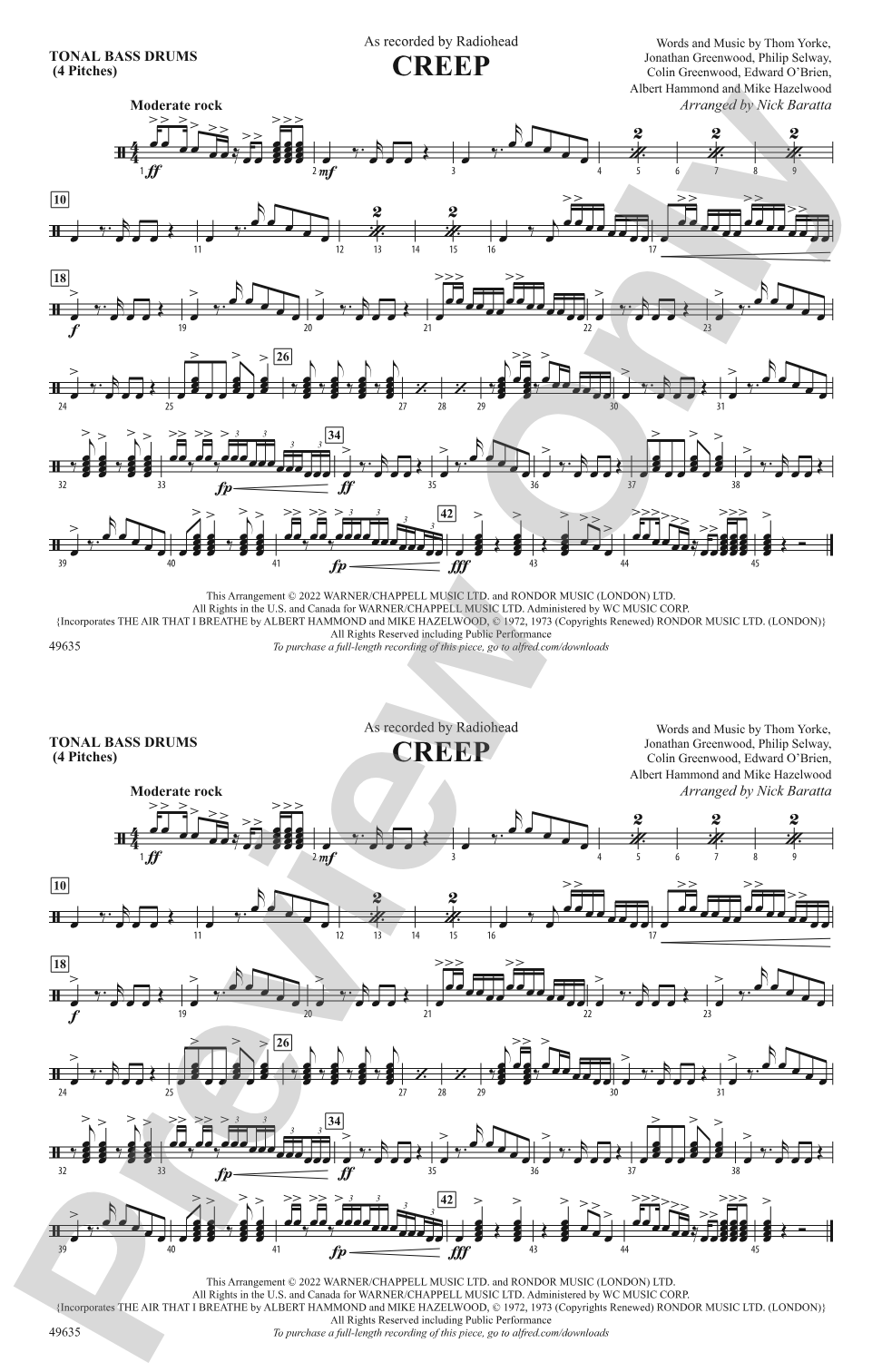 Creep: Tonal Bass Drum