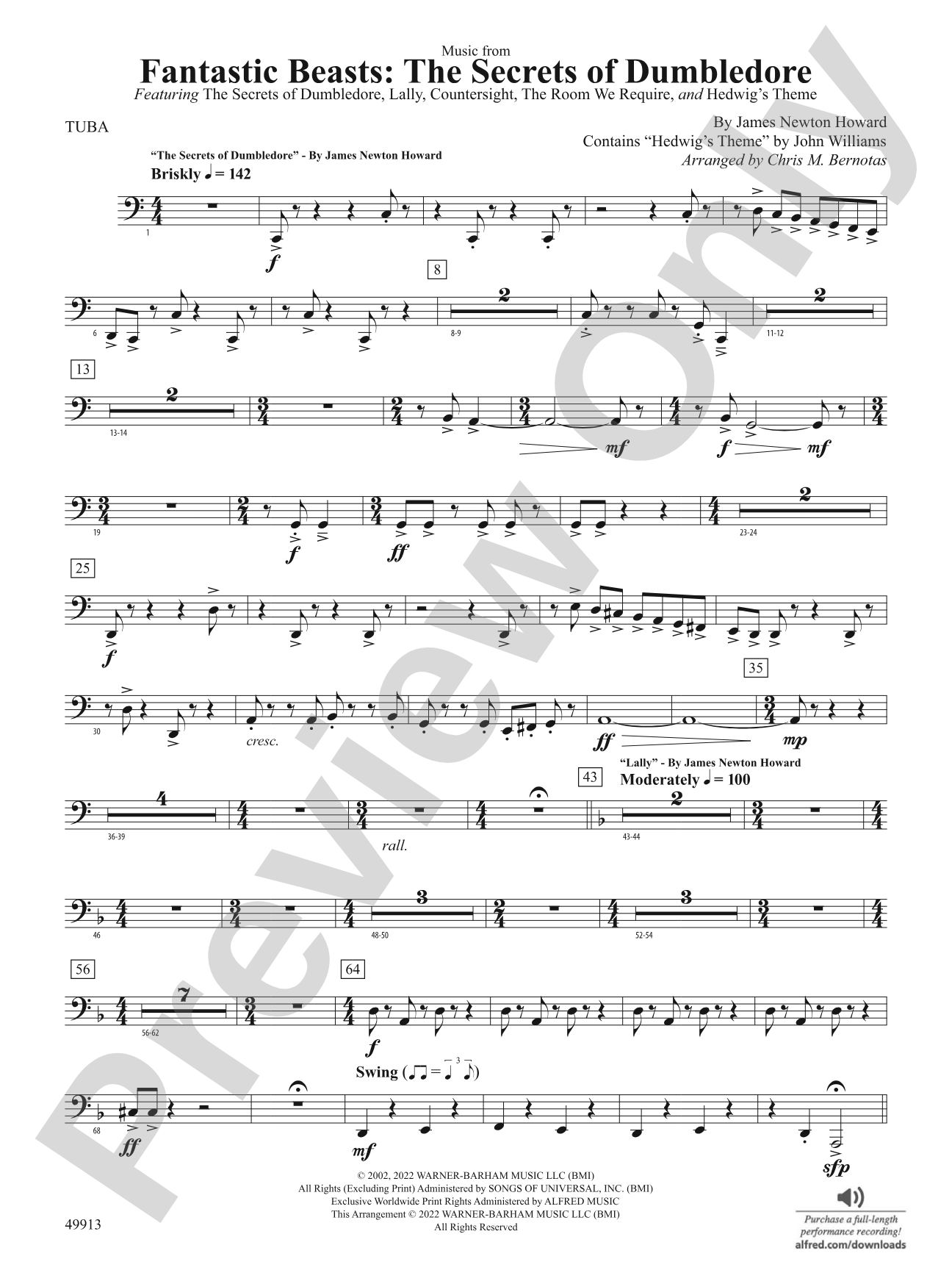 Fantastic Beasts: The Secrets of Dumbledore: Tuba