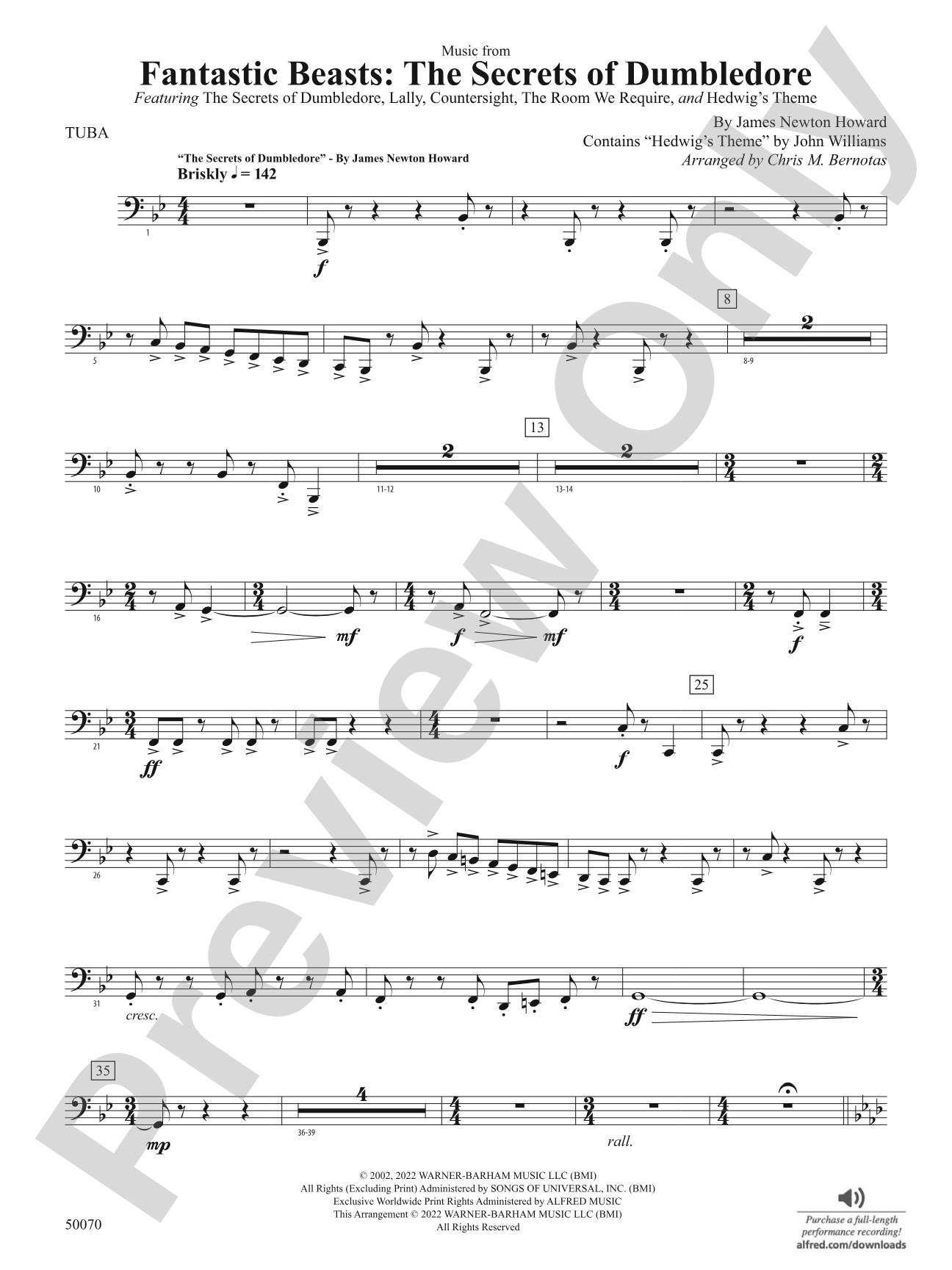 Fantastic Beasts: The Secrets of Dumbledore: Tuba
