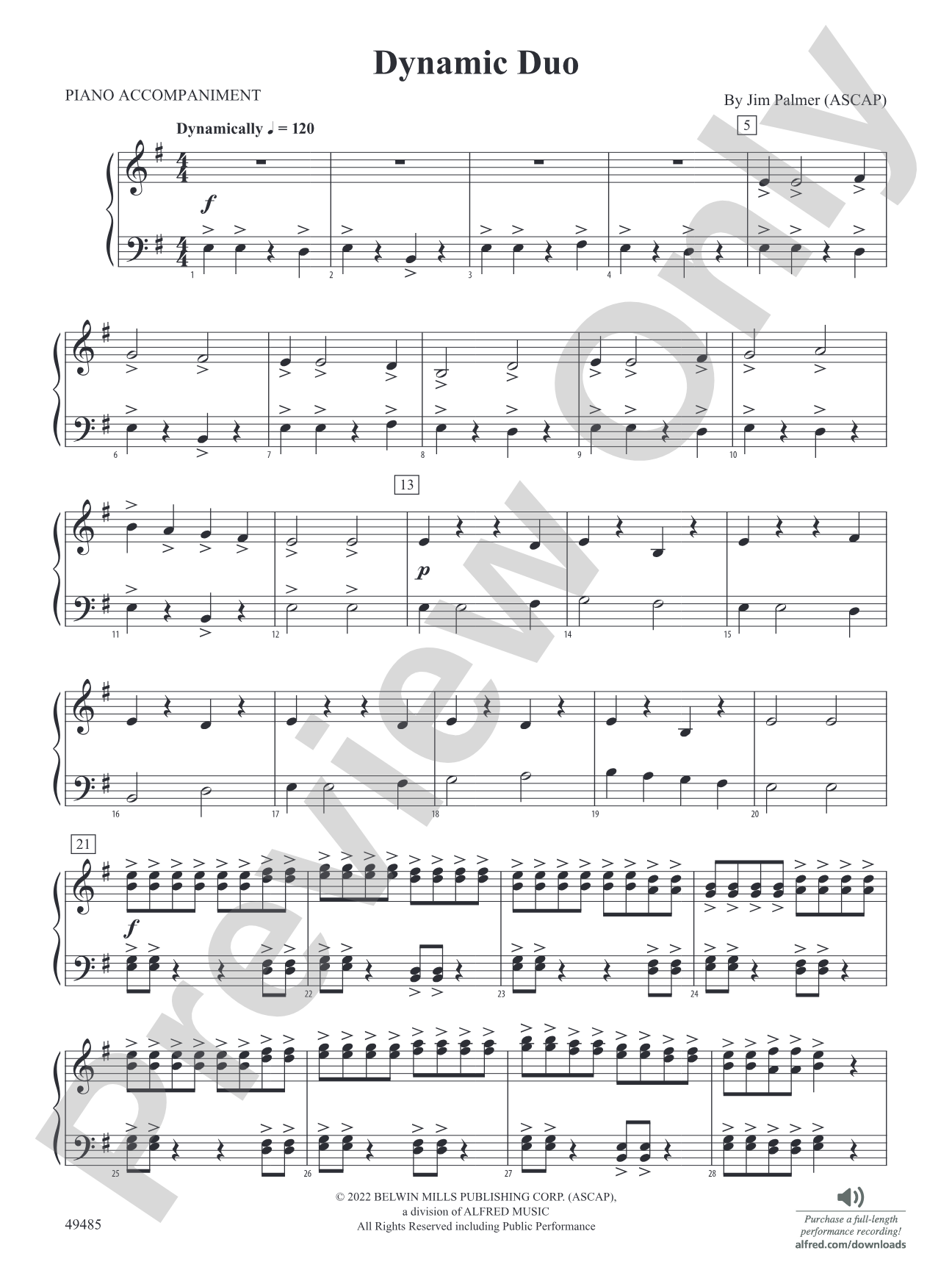 Dynamic Duo: Piano Accompaniment