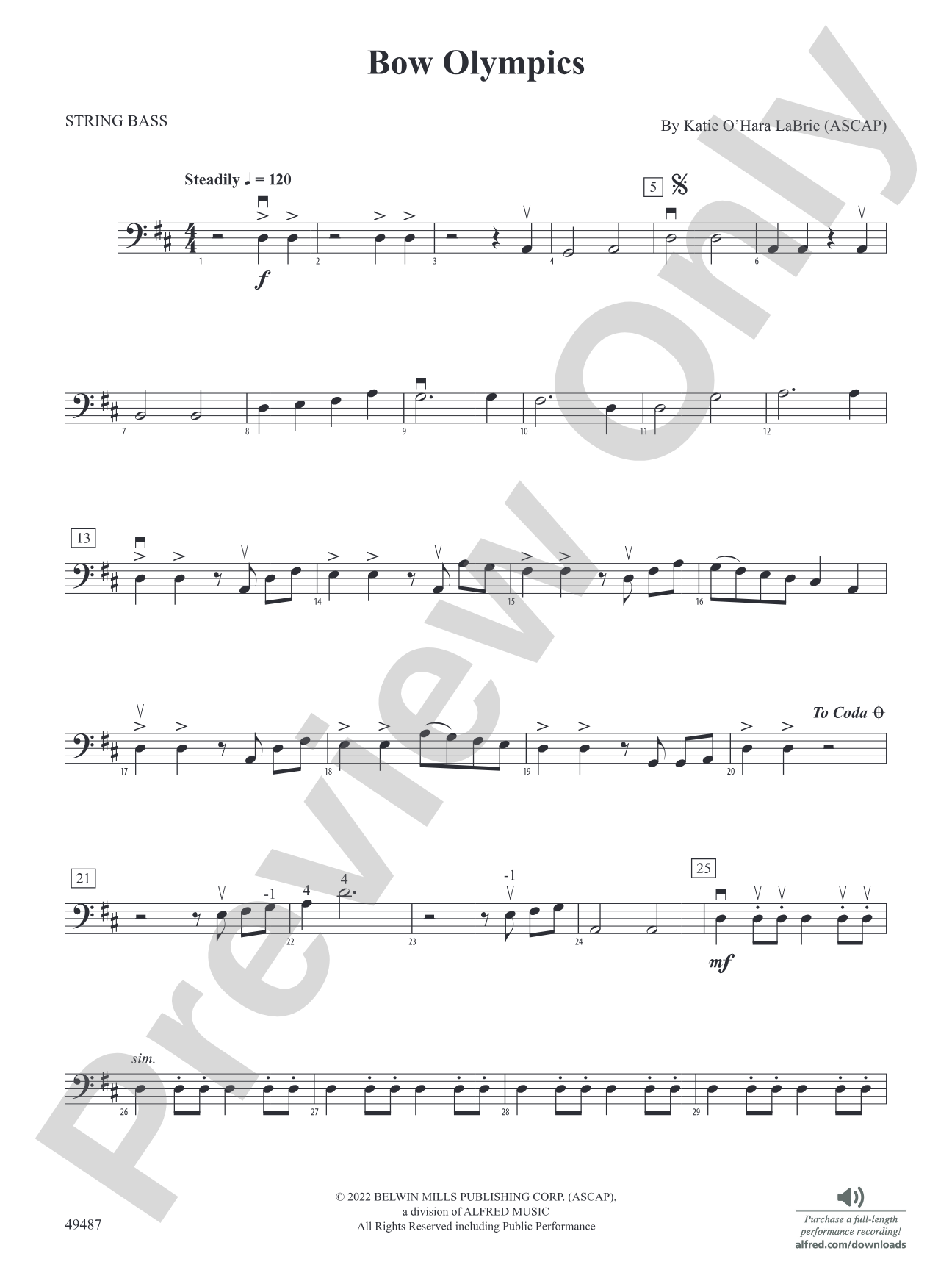 Bow Olympics: String Bass