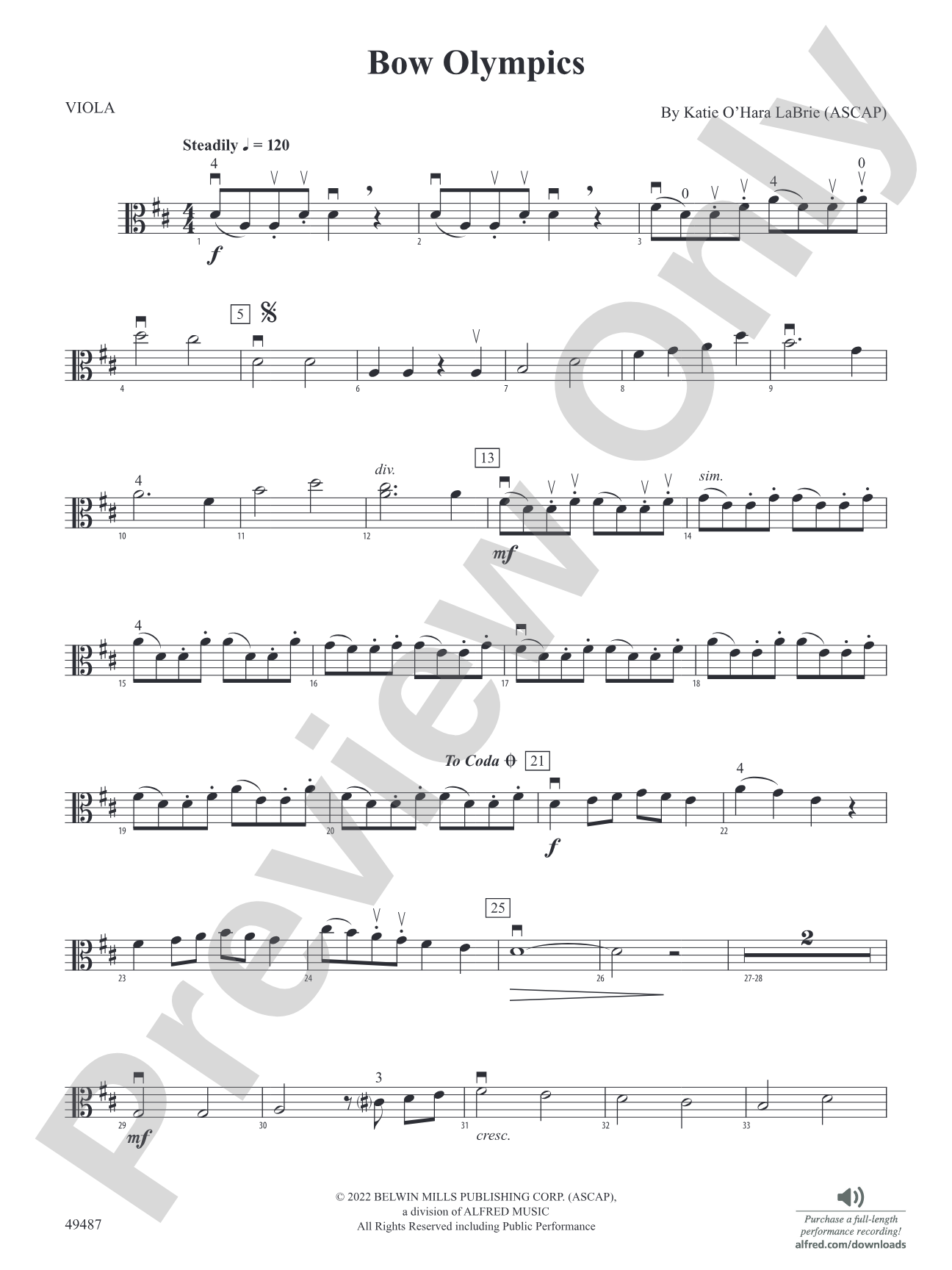 Bow Olympics: Viola