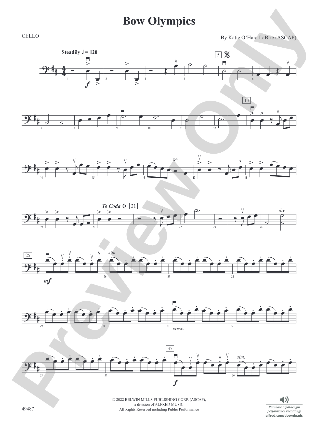 Bow Olympics: Cello