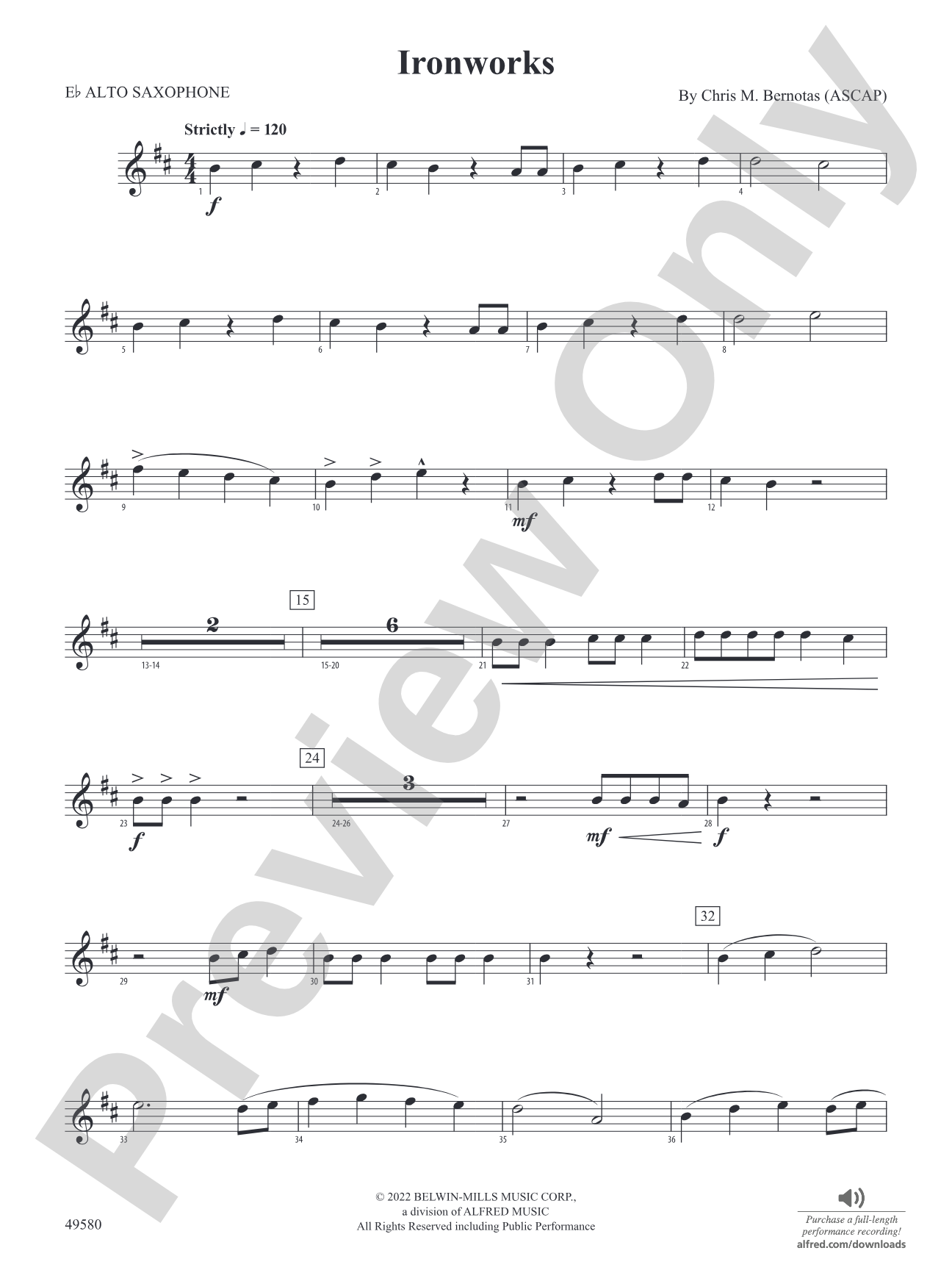 Ironworks: E-flat Alto Saxophone