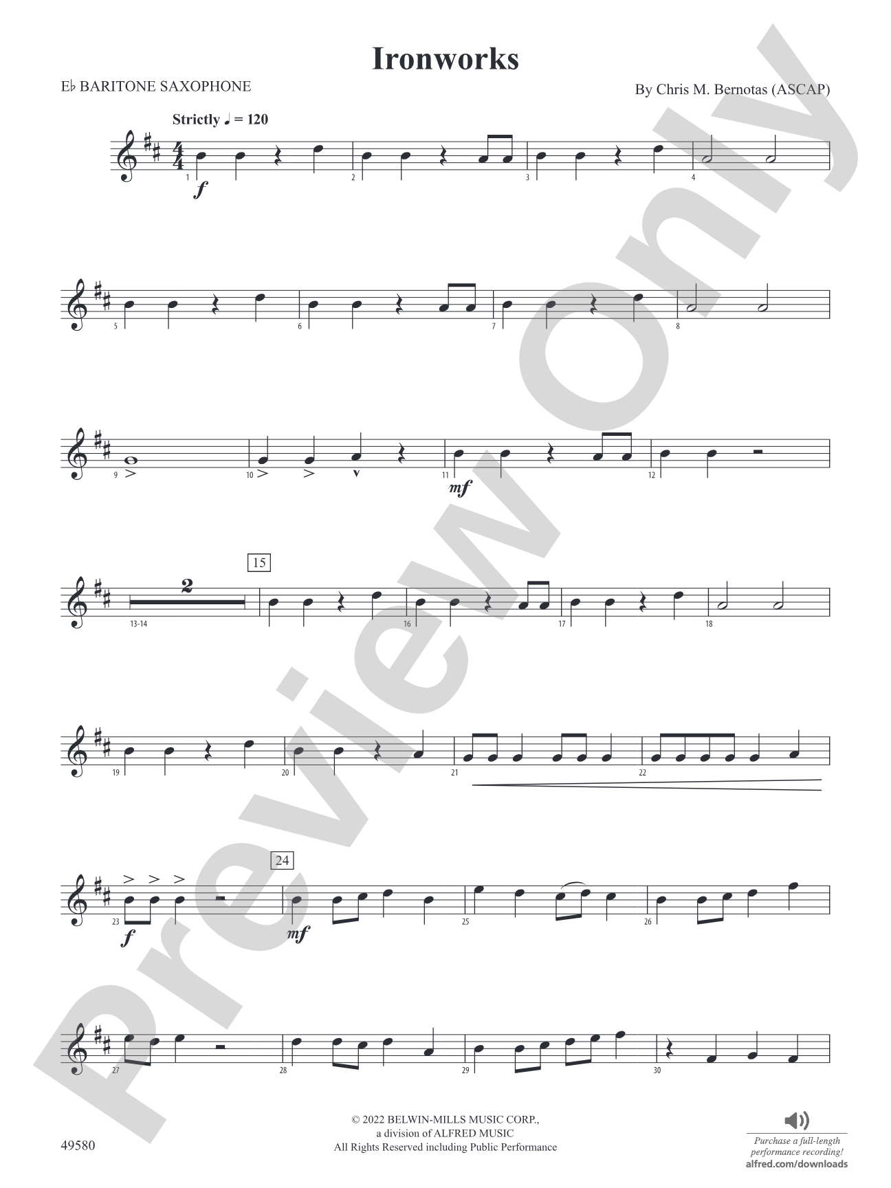 Ironworks: E-flat Baritone Saxophone