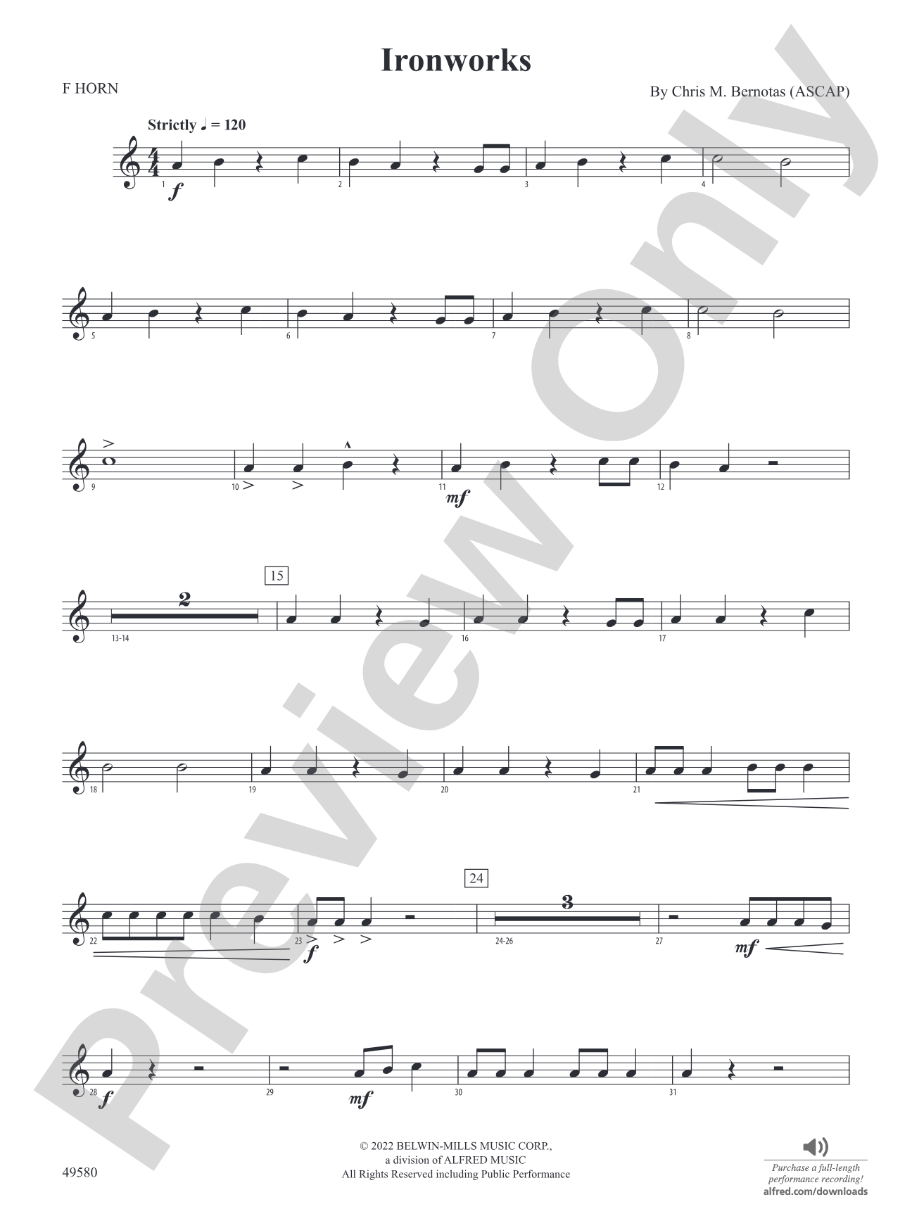 Ironworks: 1st F Horn