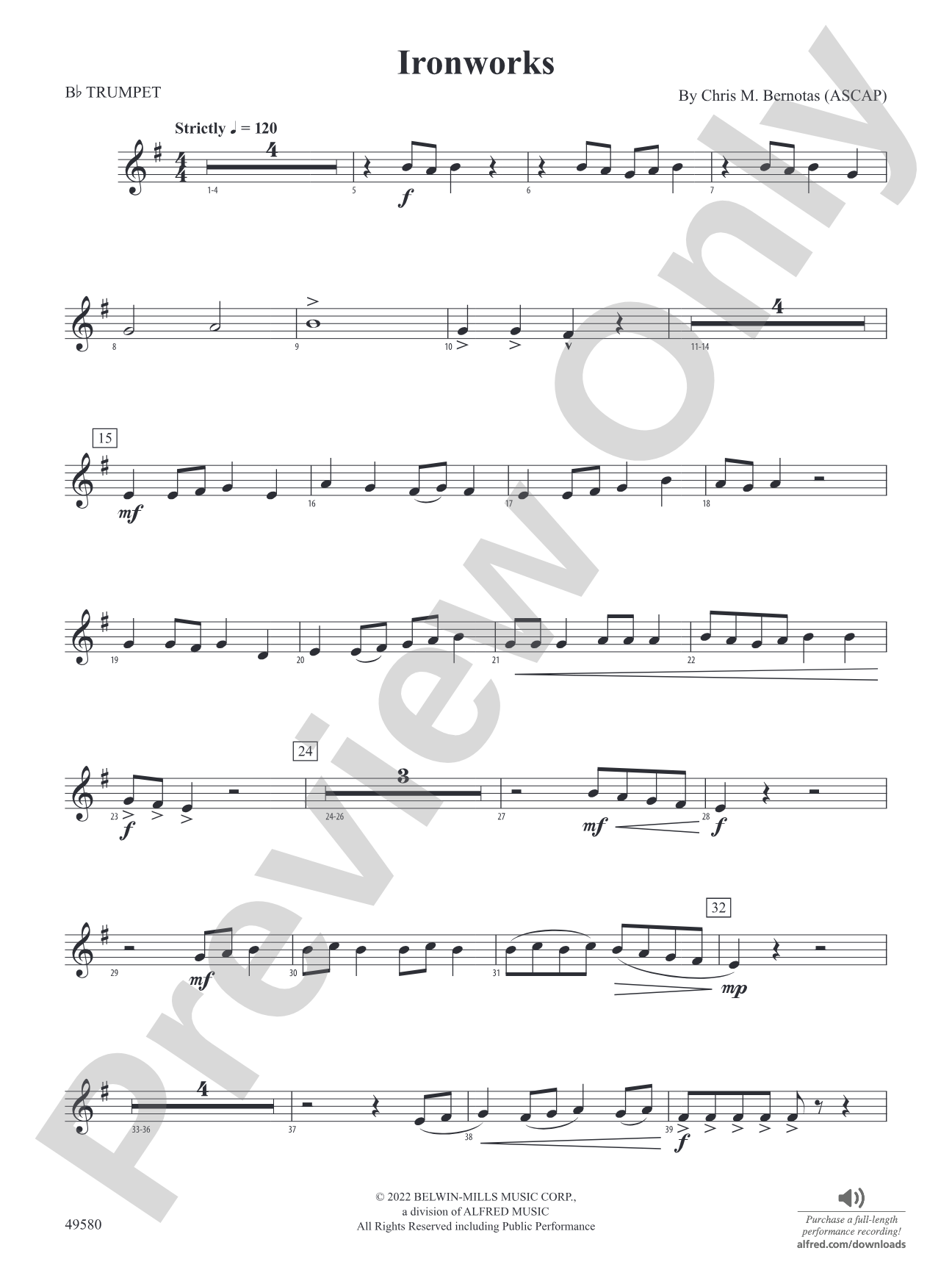 Ironworks: 1st B-flat Trumpet