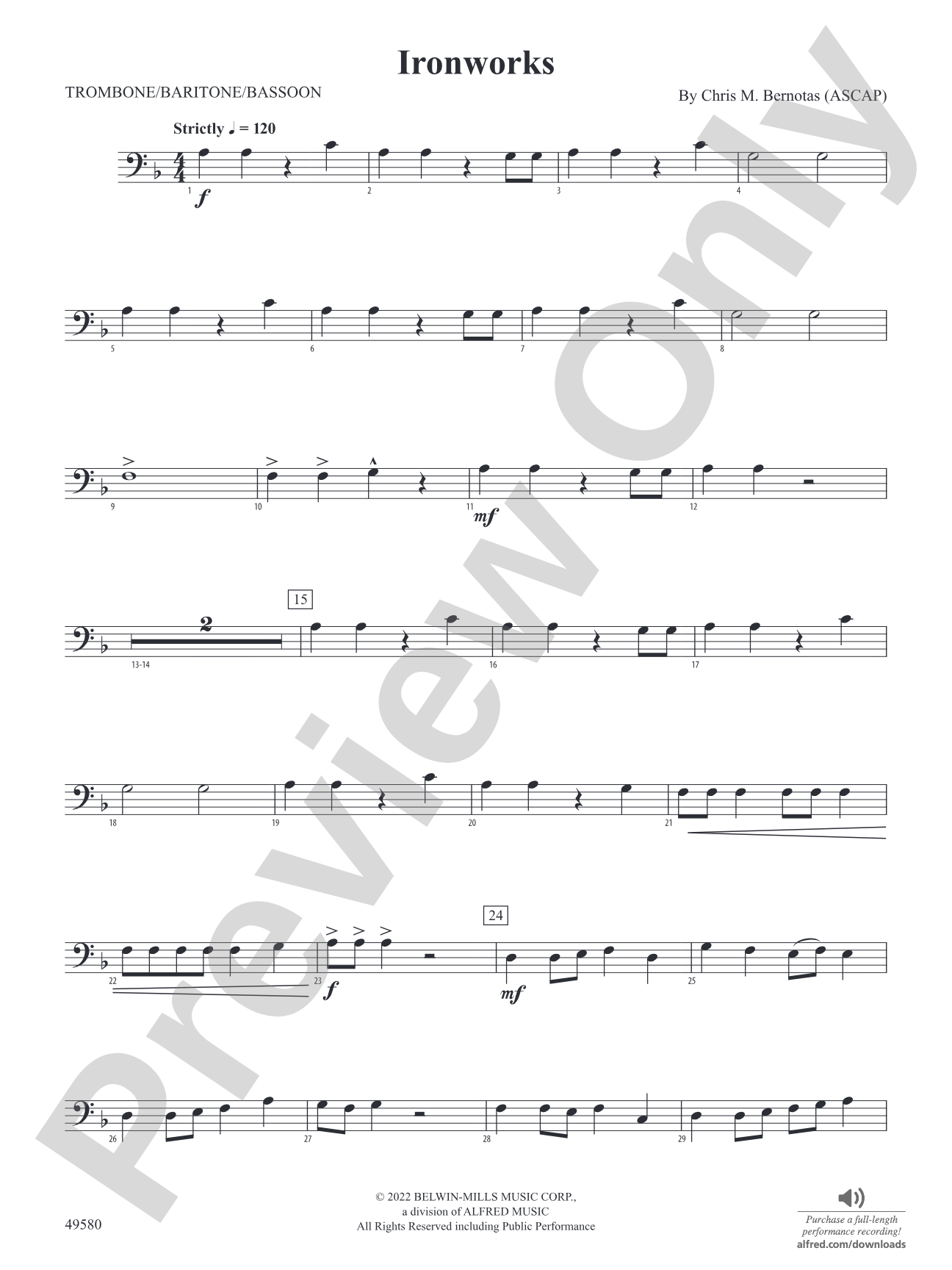 Ironworks: 1st Trombone