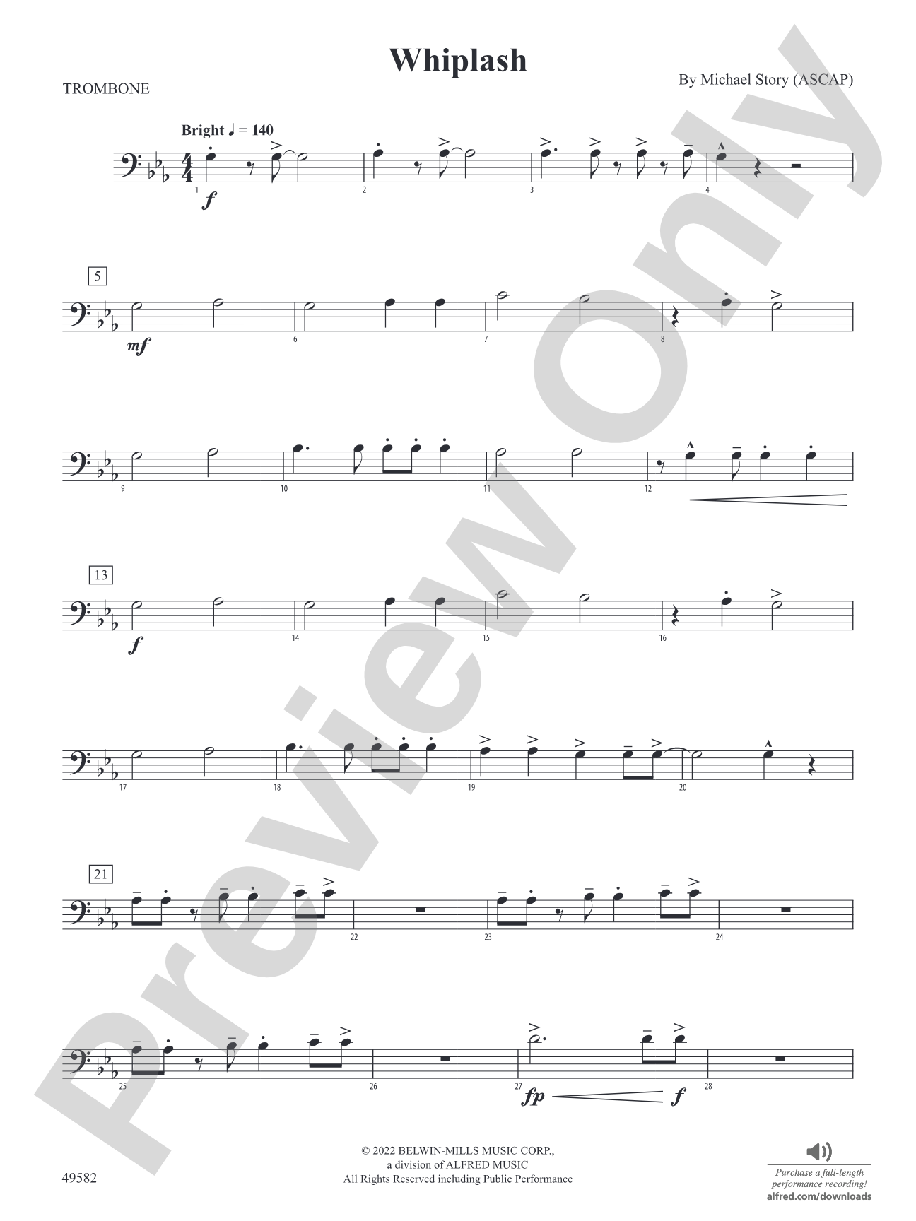 Whiplash: 1st Trombone